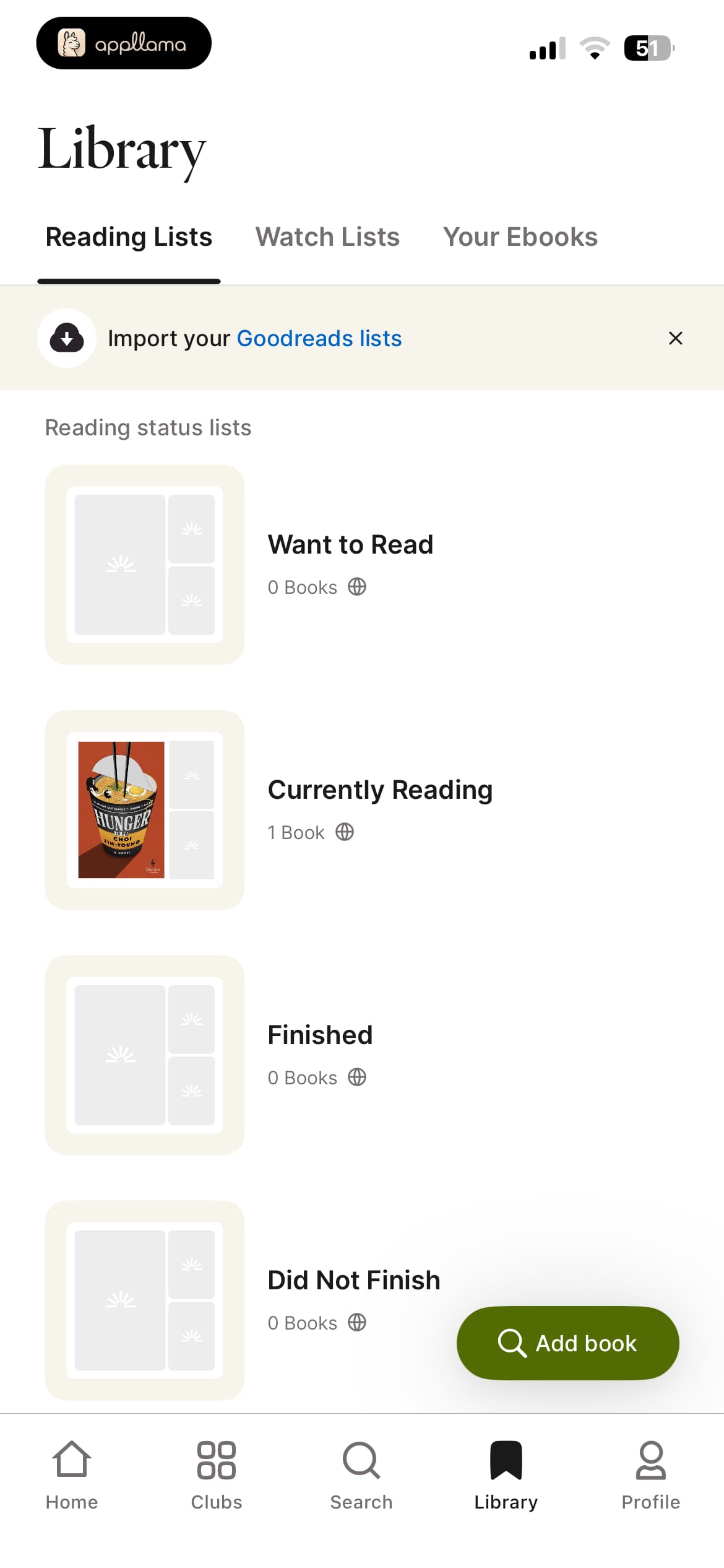Reading Lists Library