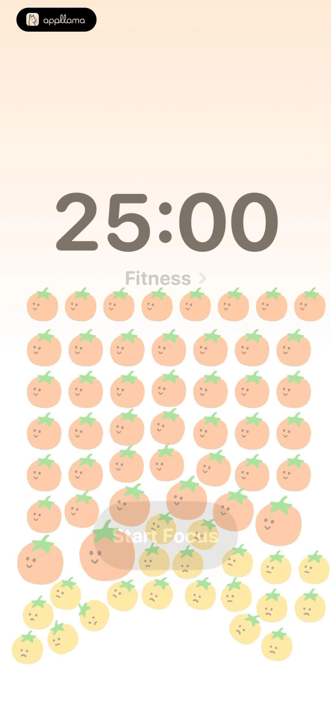 Focus Start Screen