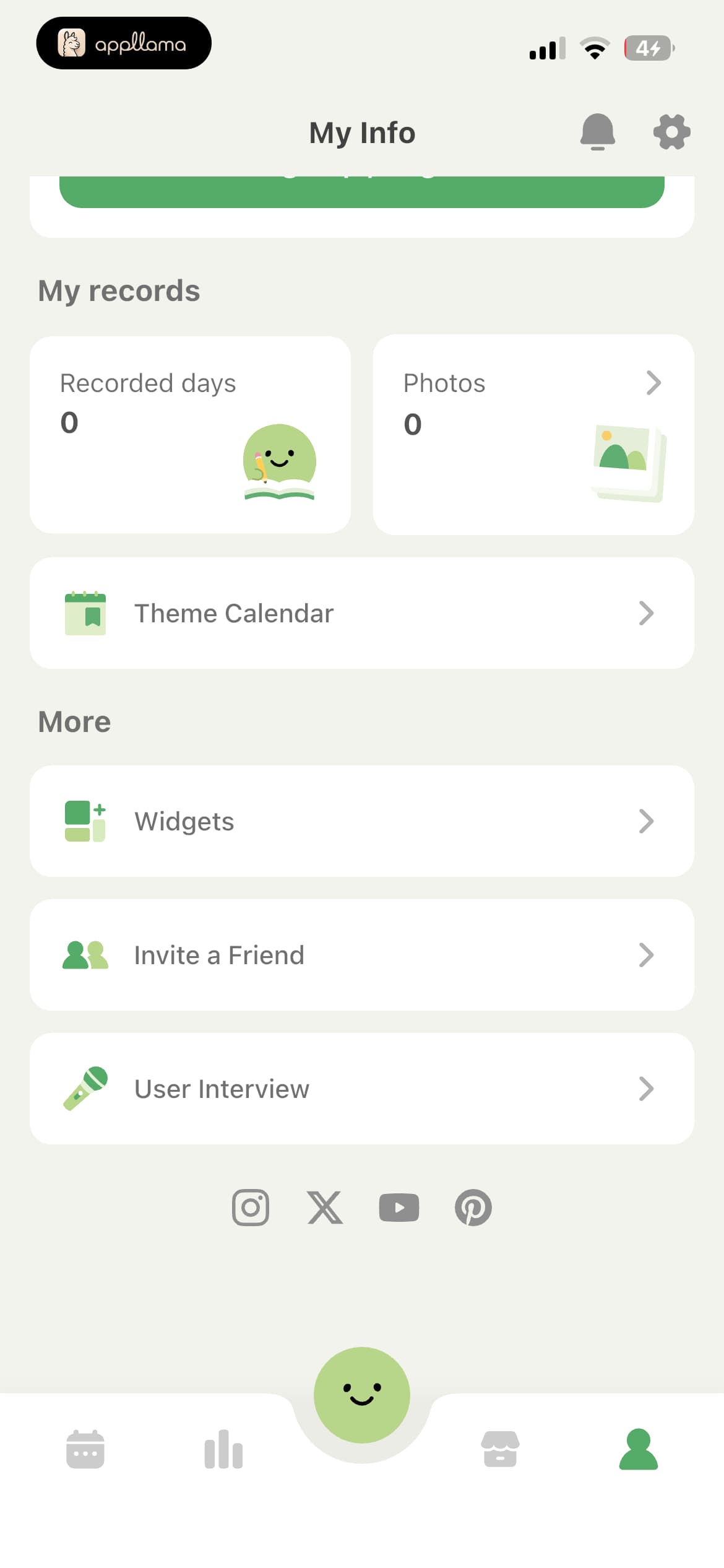 My Info Dashboard