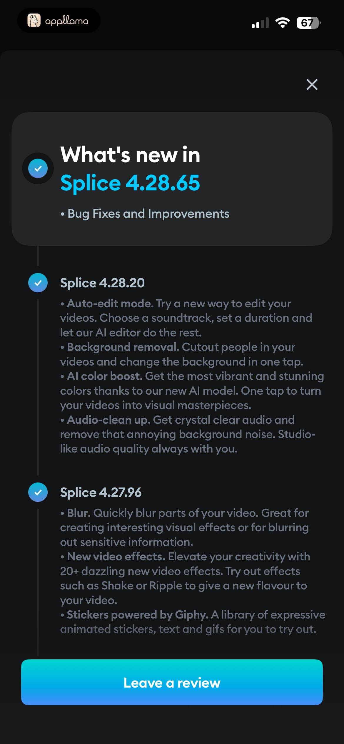 What's New Modal