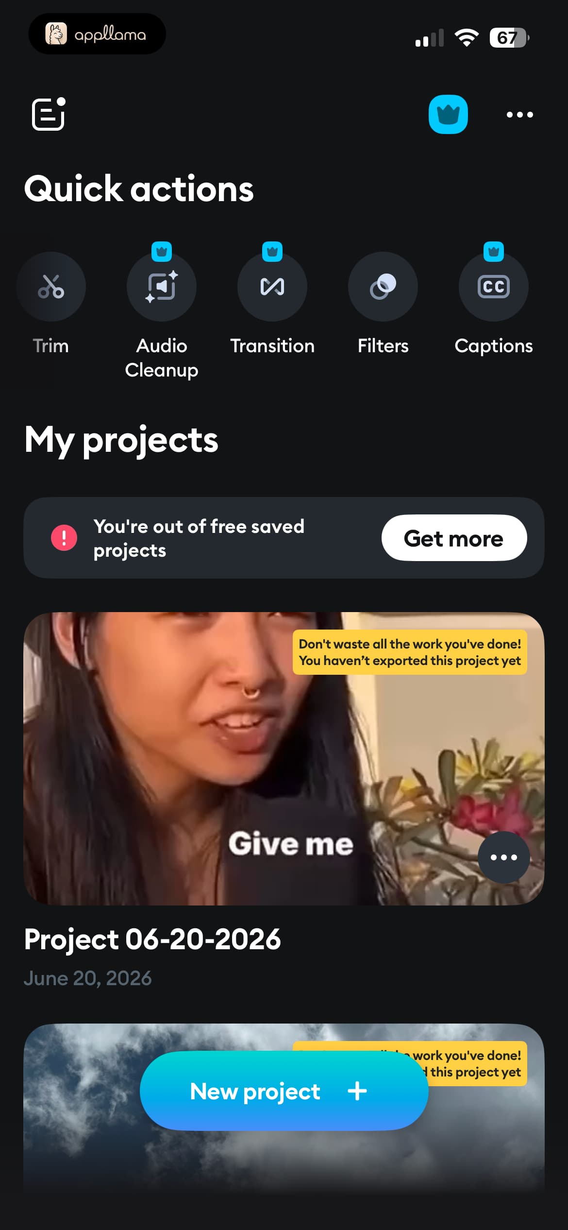 Projects Home