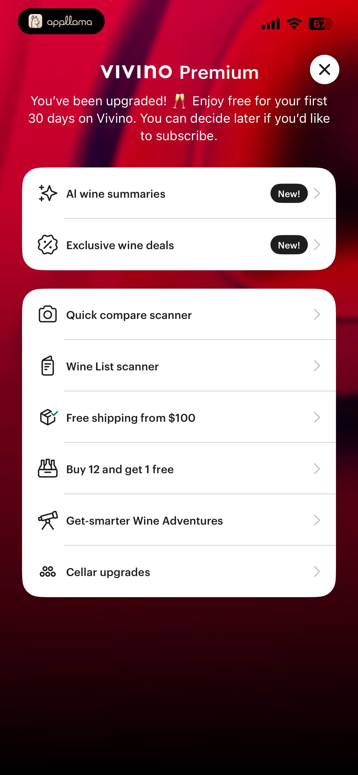 Premium Benefits