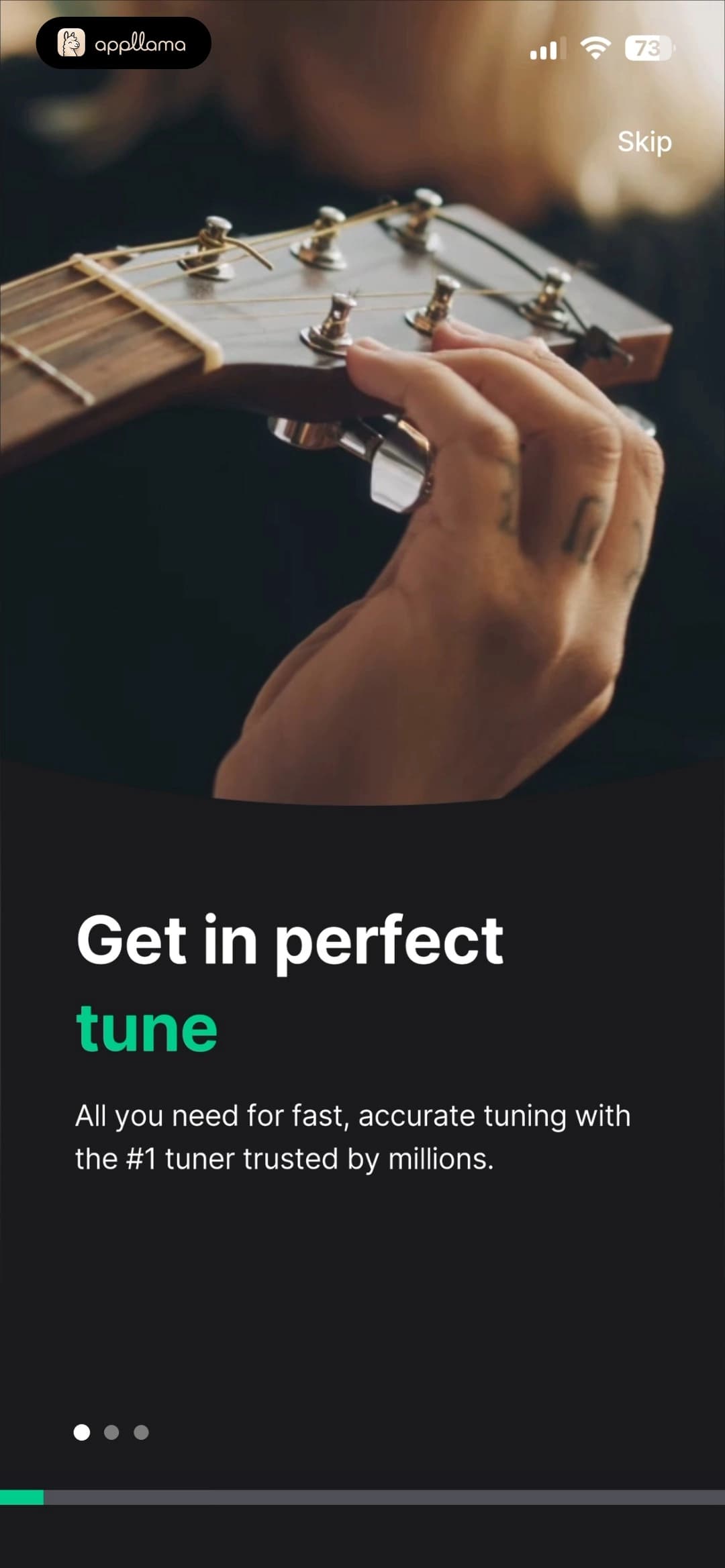 Onboarding Feature Slide