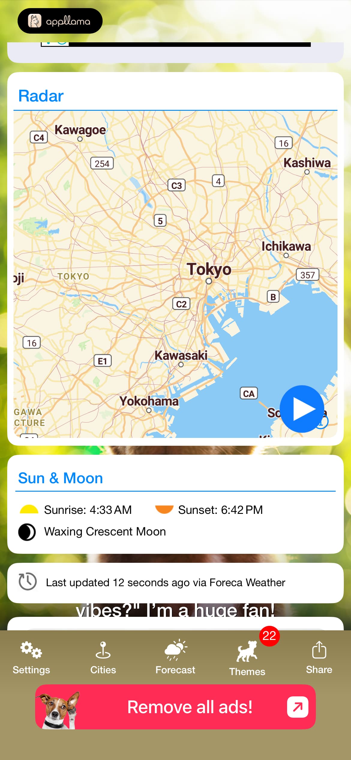 Radar And Sun Moon
