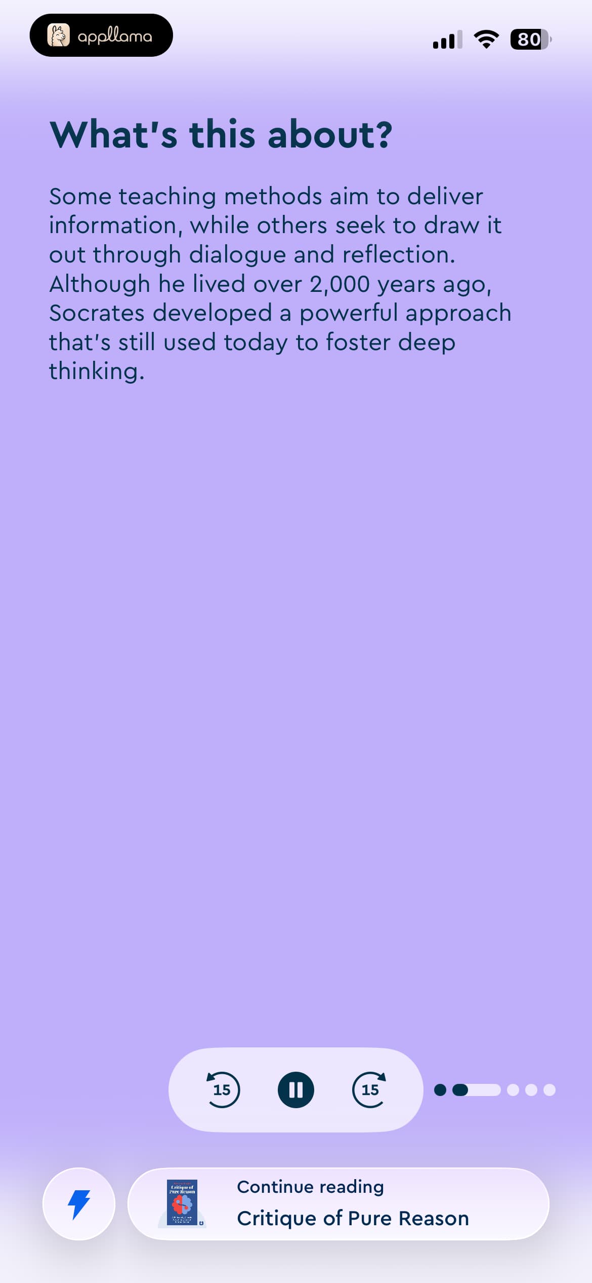 Story Text Card