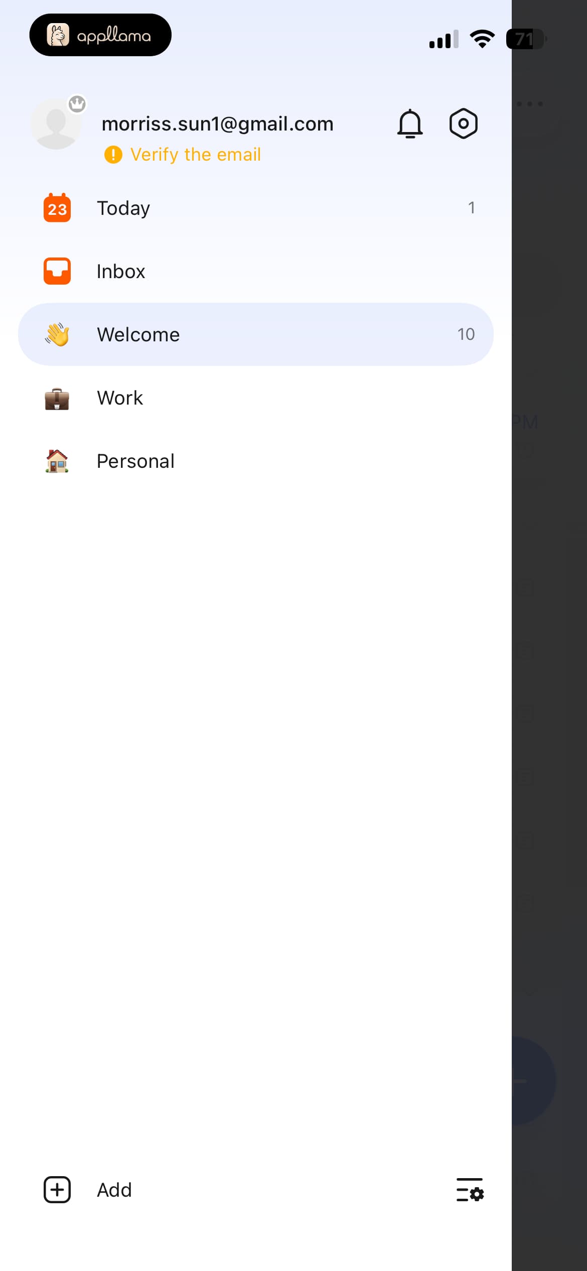 Sidebar Drawer