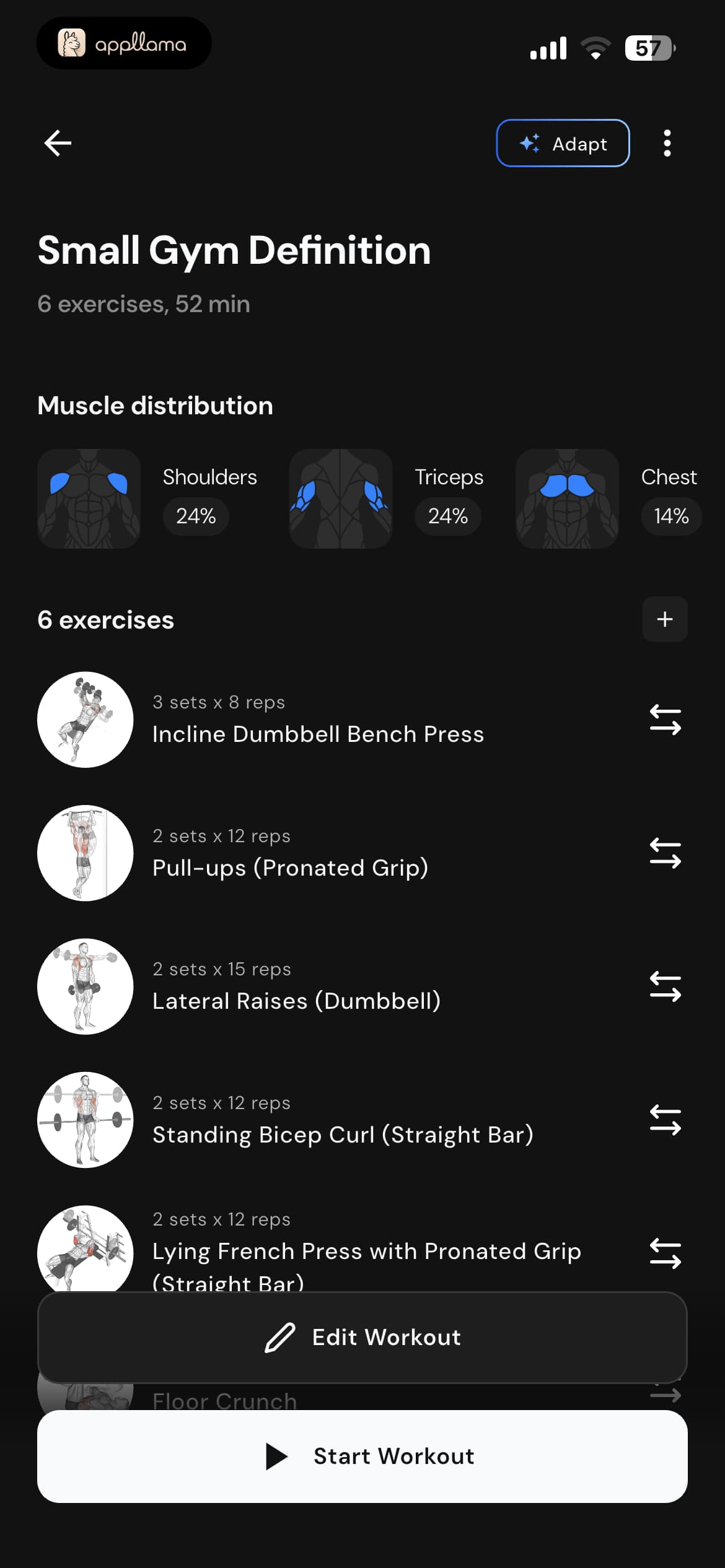Workout Detail