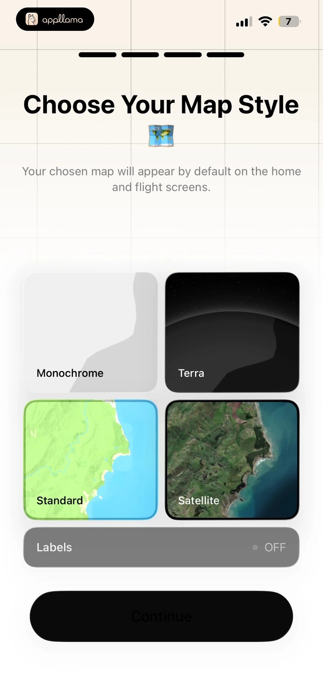 Map Style Select