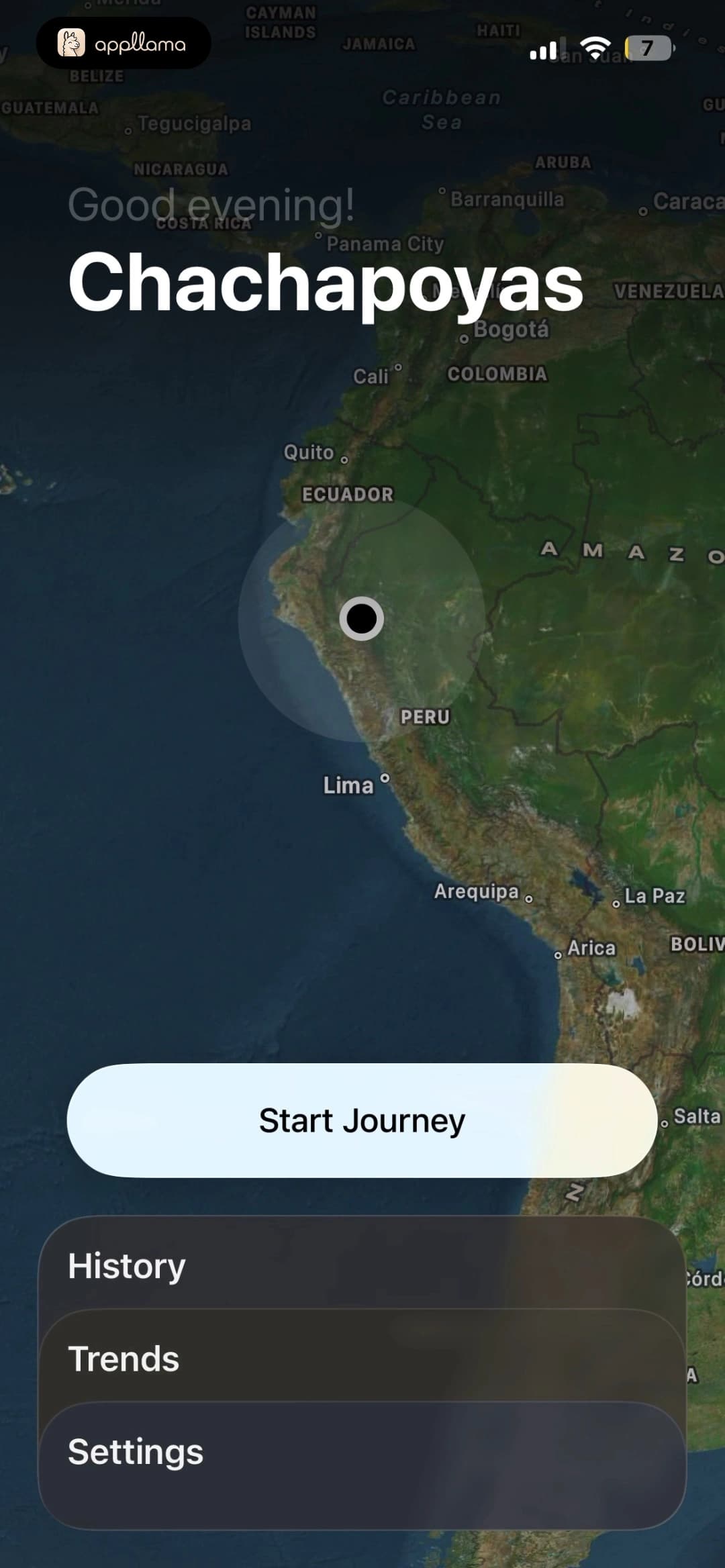 Home Map Dashboard