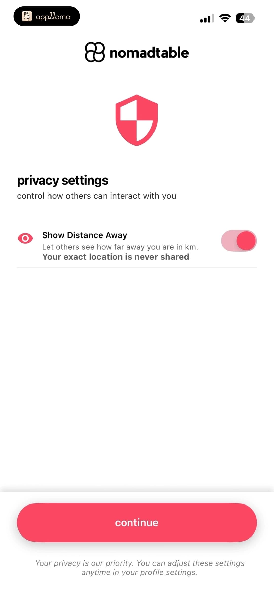Privacy Settings