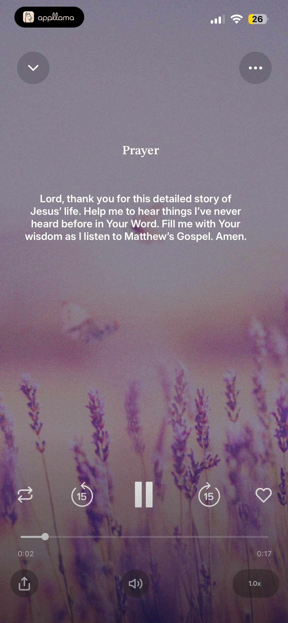 Prayer Audio Player