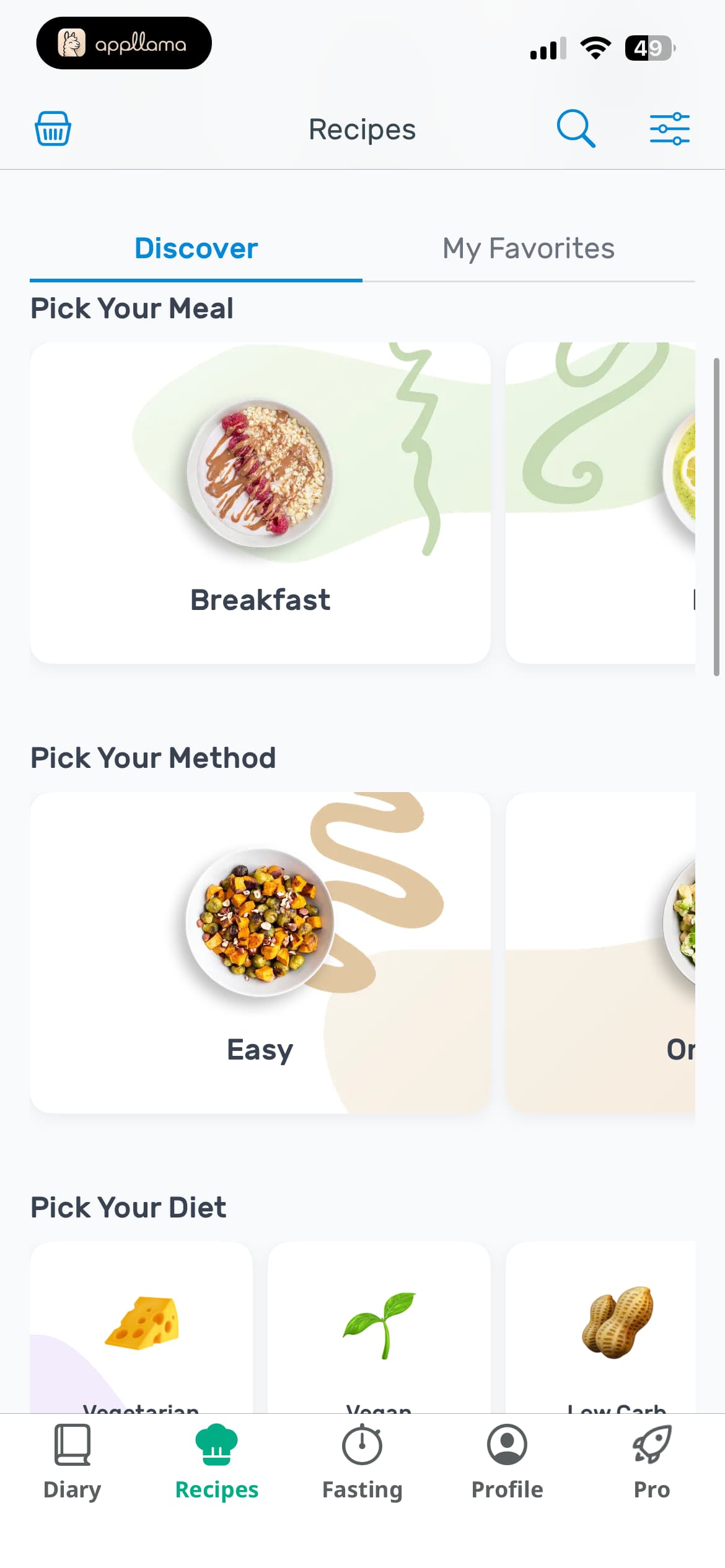 Recipe Category Home