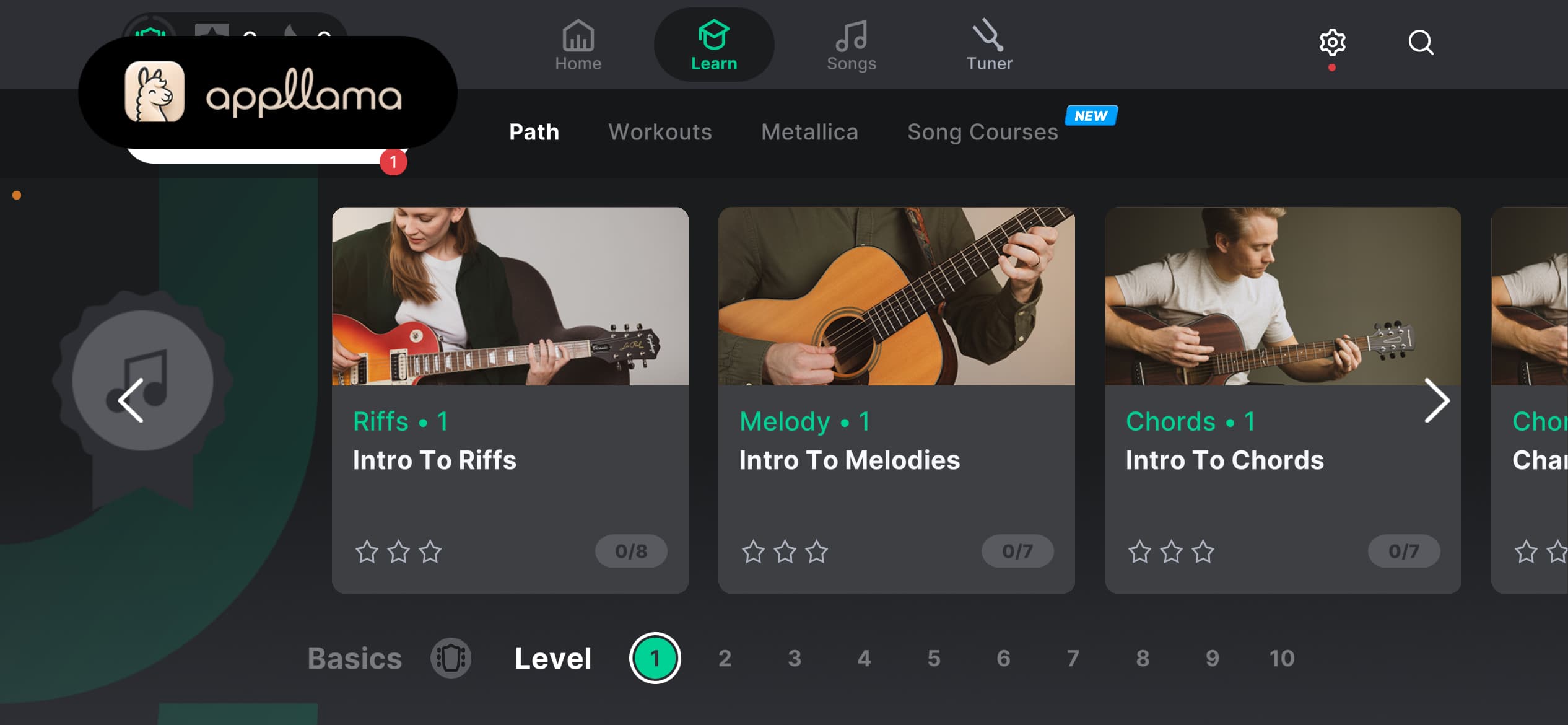 Lesson Path Level