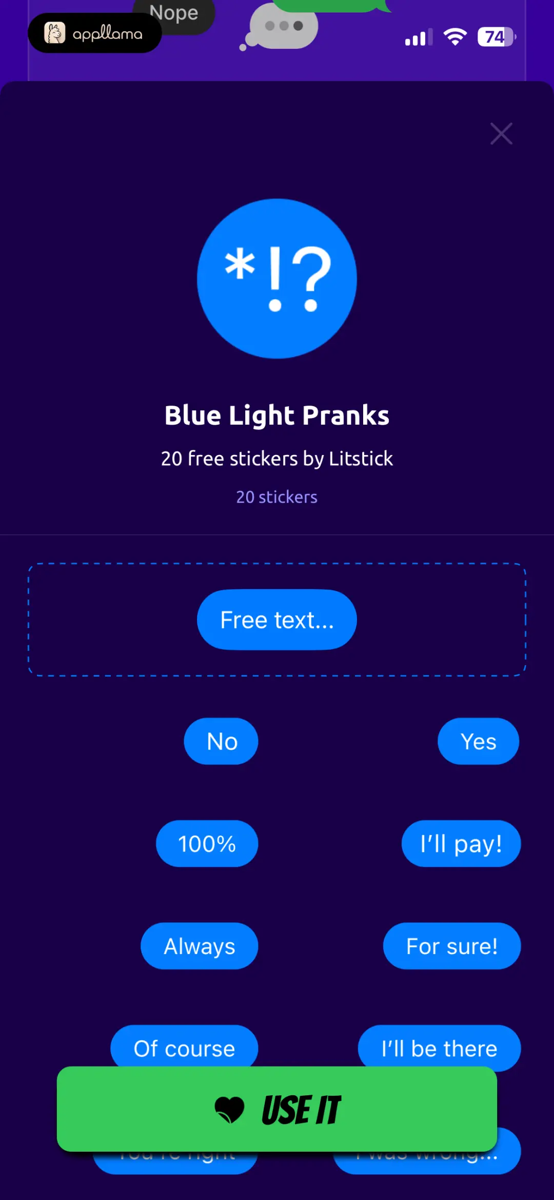 Blue Light Pranks Detail