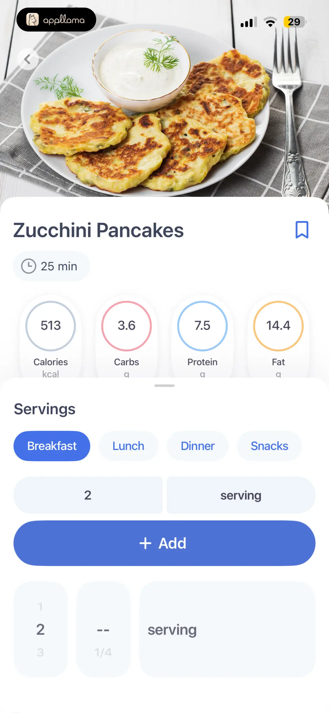 Zucchini Pancakes