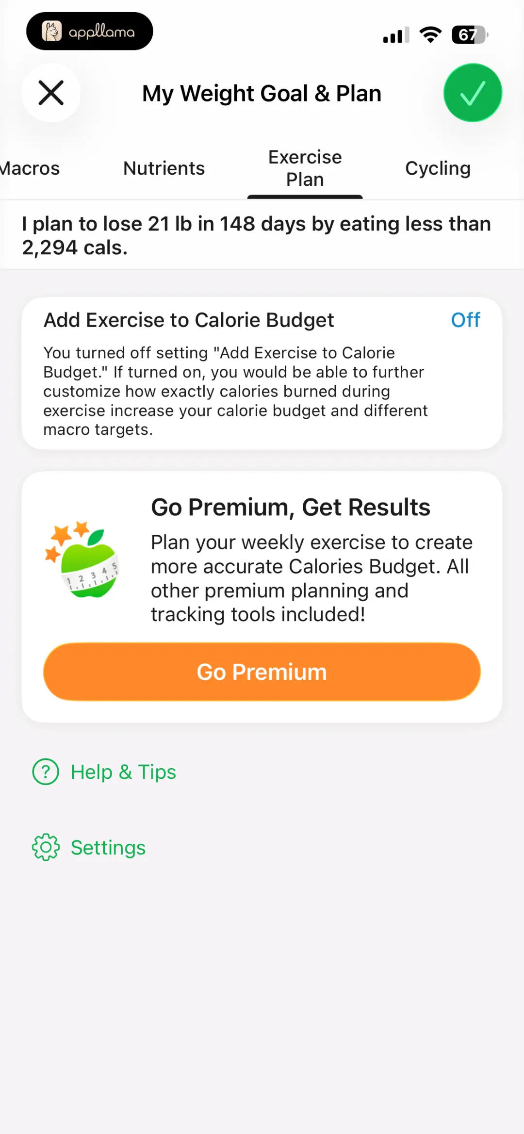 Premium Plan Offer