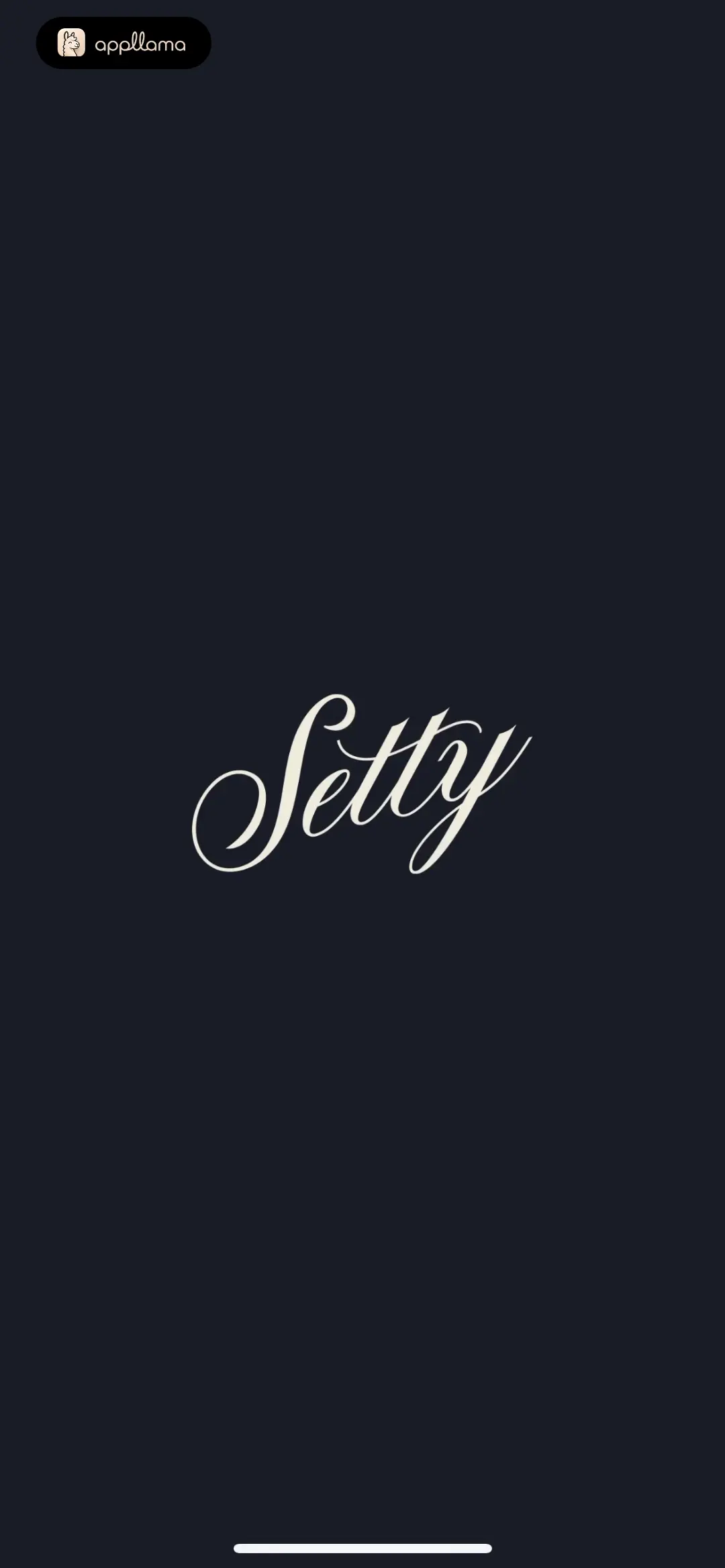 Setty: Photo Editor & Filters Splash Screen