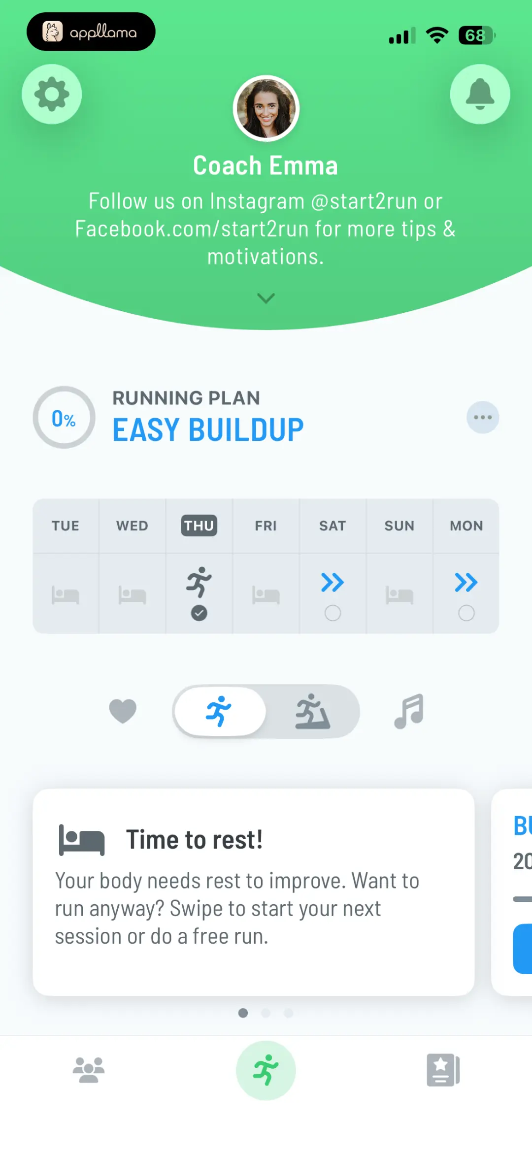 Training Dashboard