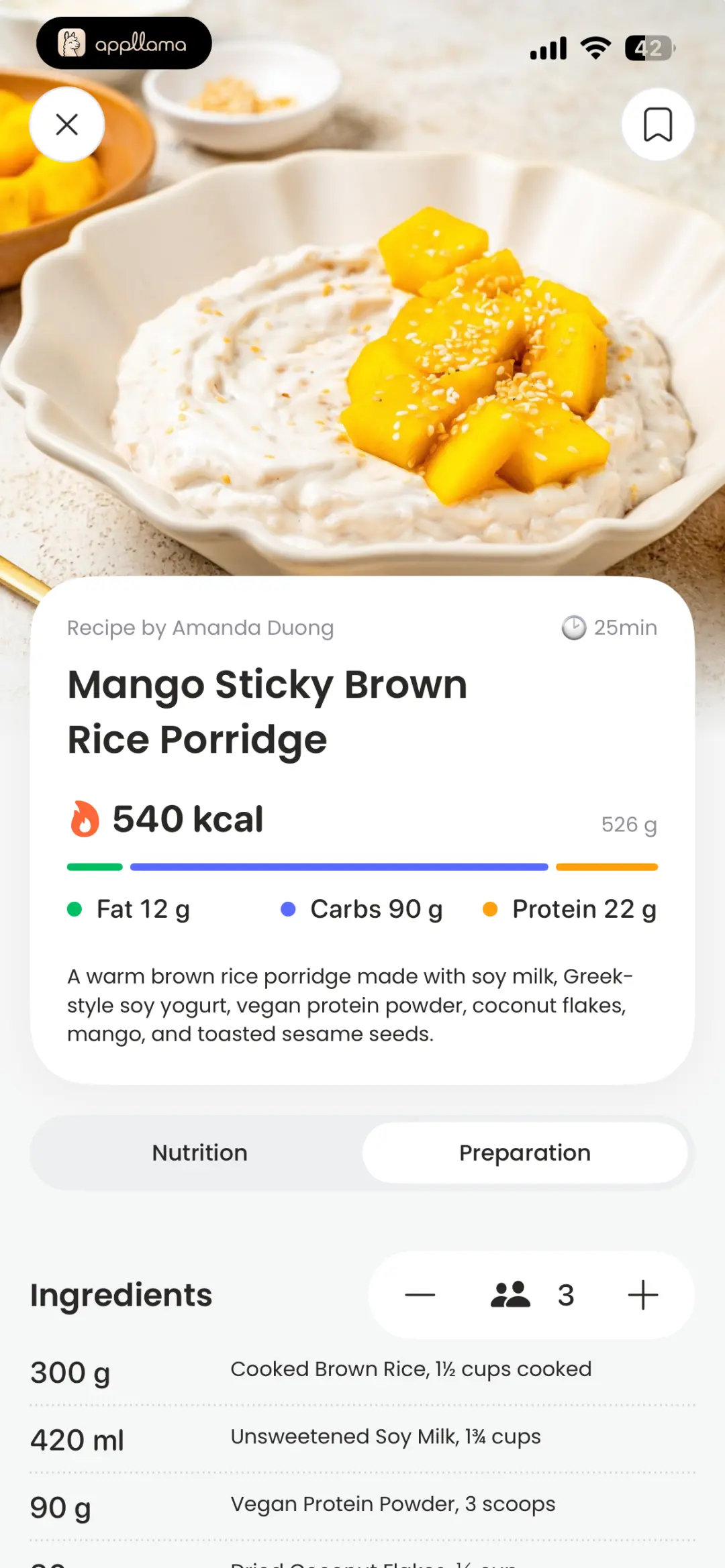 Recipe Overview