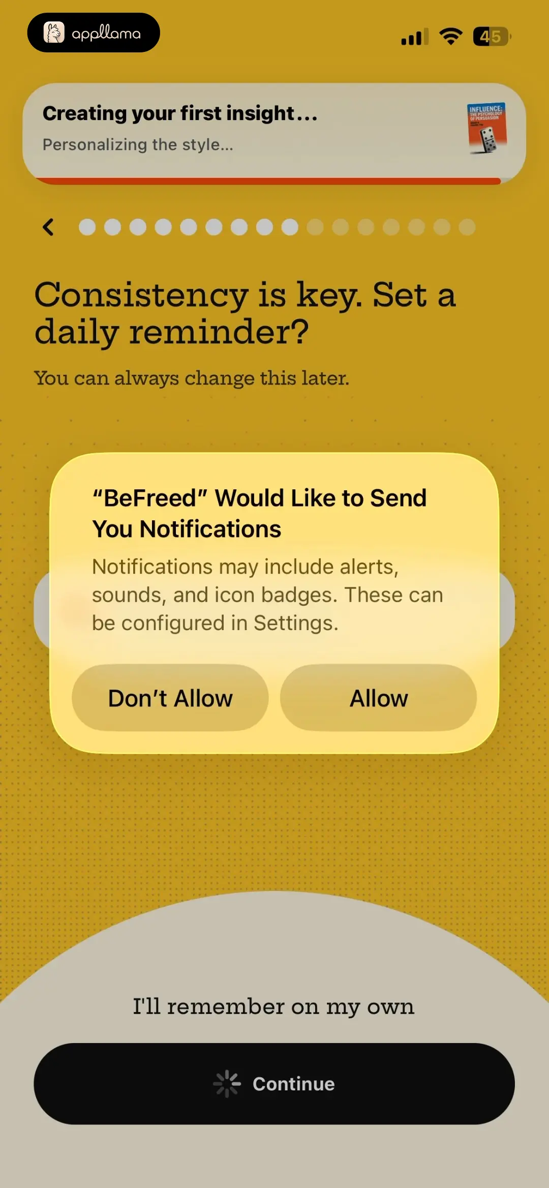 Notification Permission