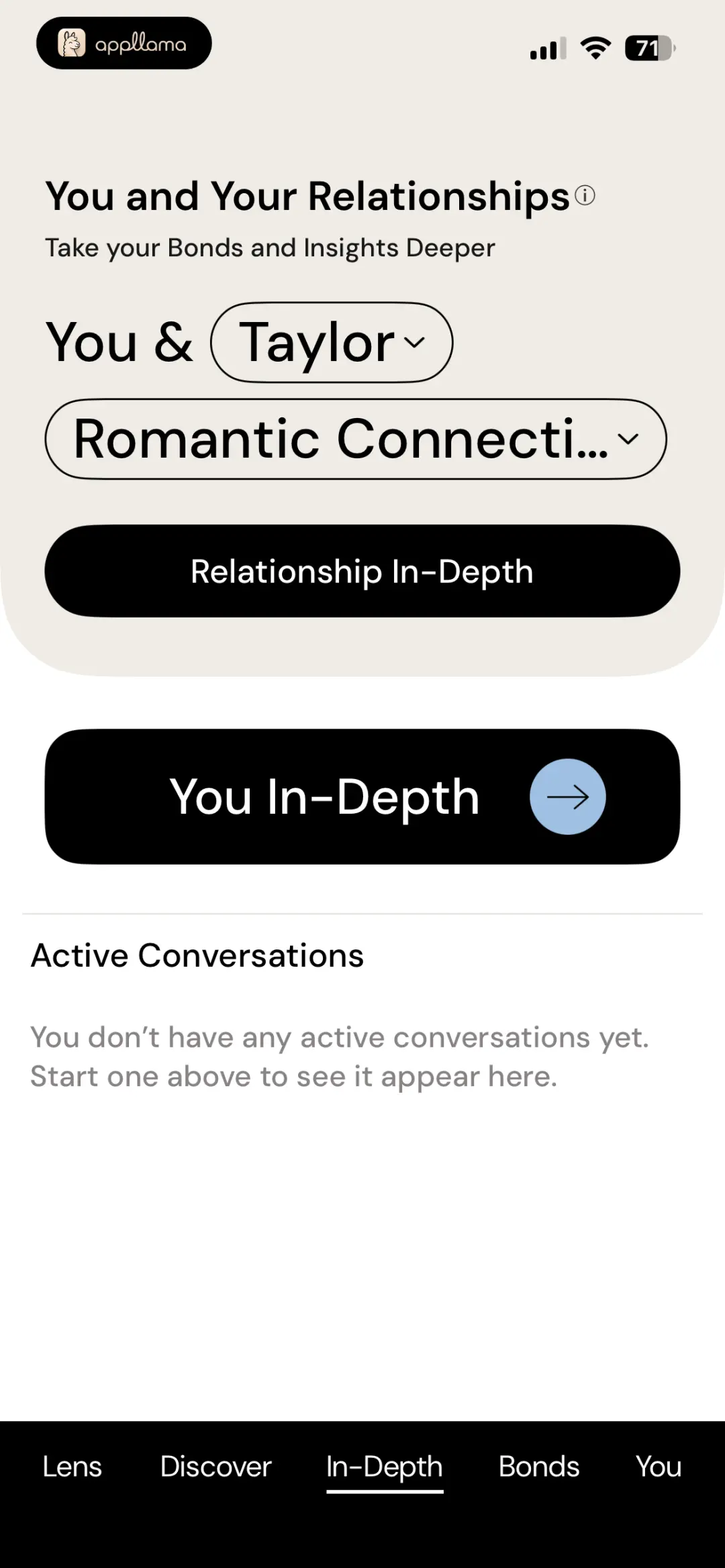Relationship Prompt Filled