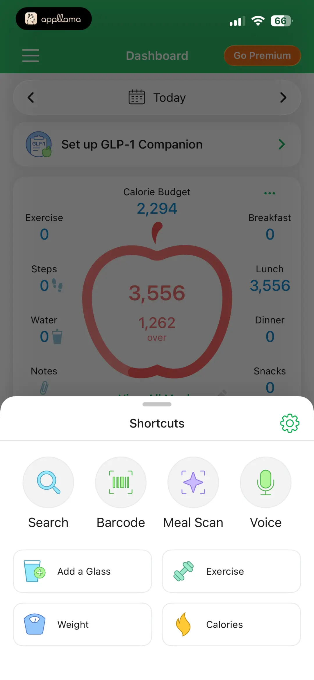 Quick Add Menu
