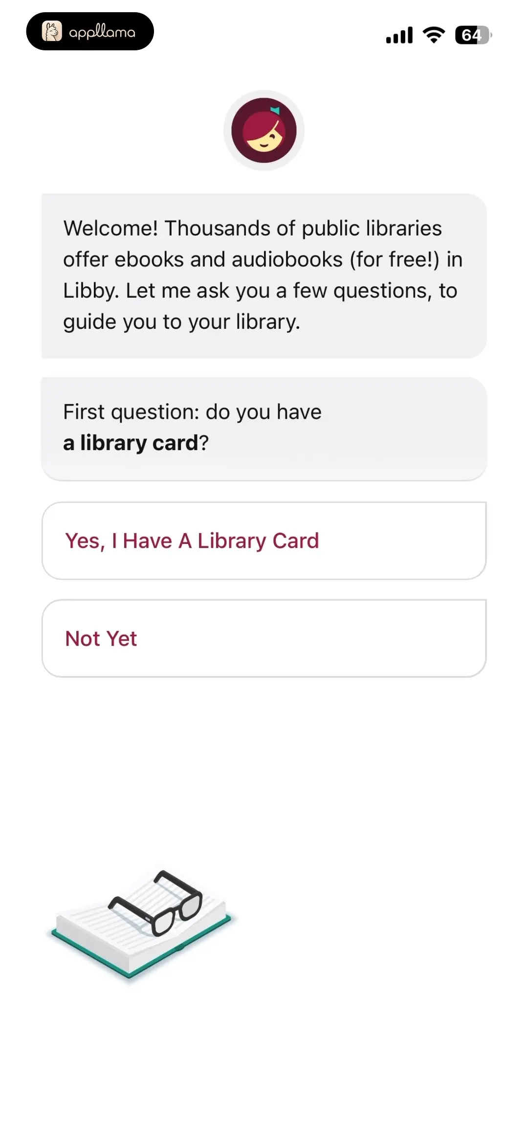 Libby, the library app Library Card Onboarding