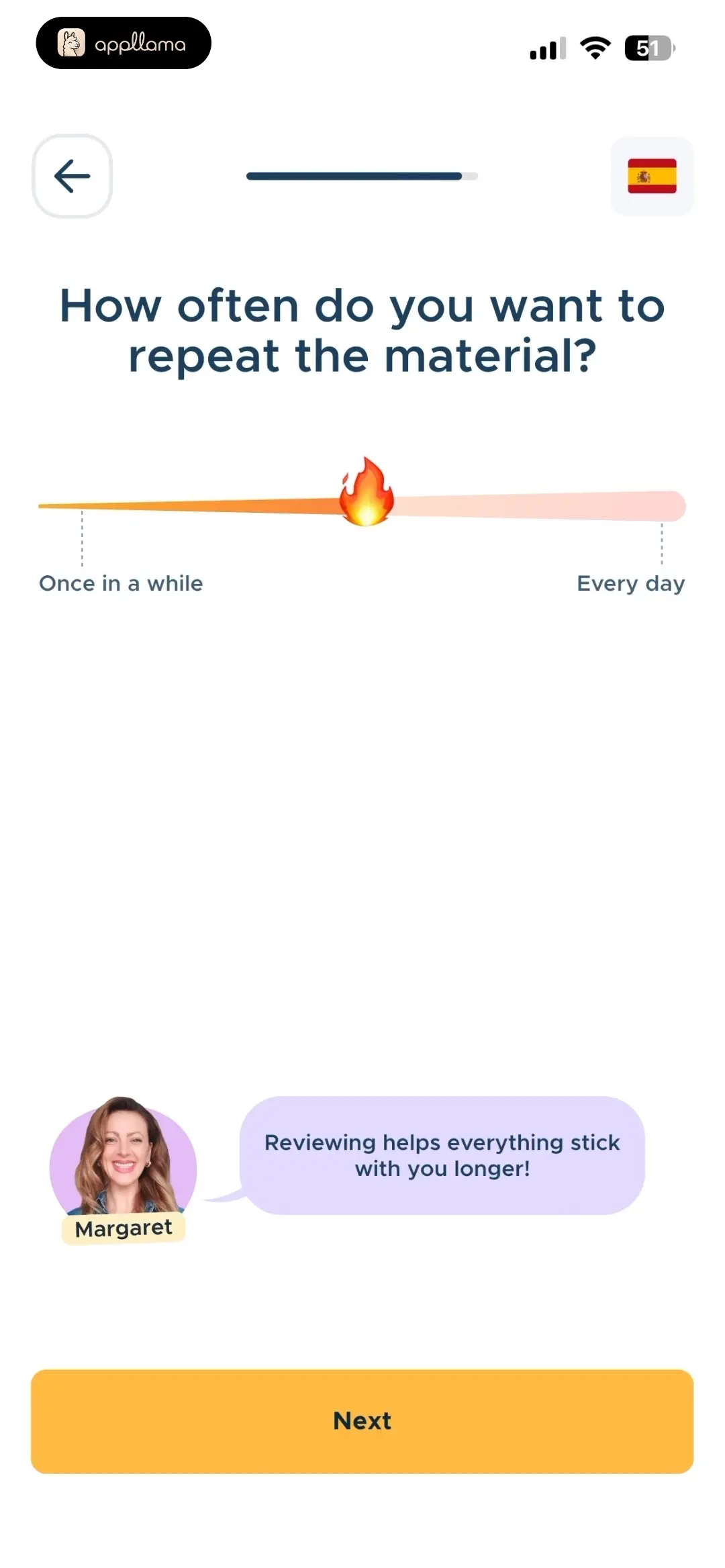 Review Reminder Frequency