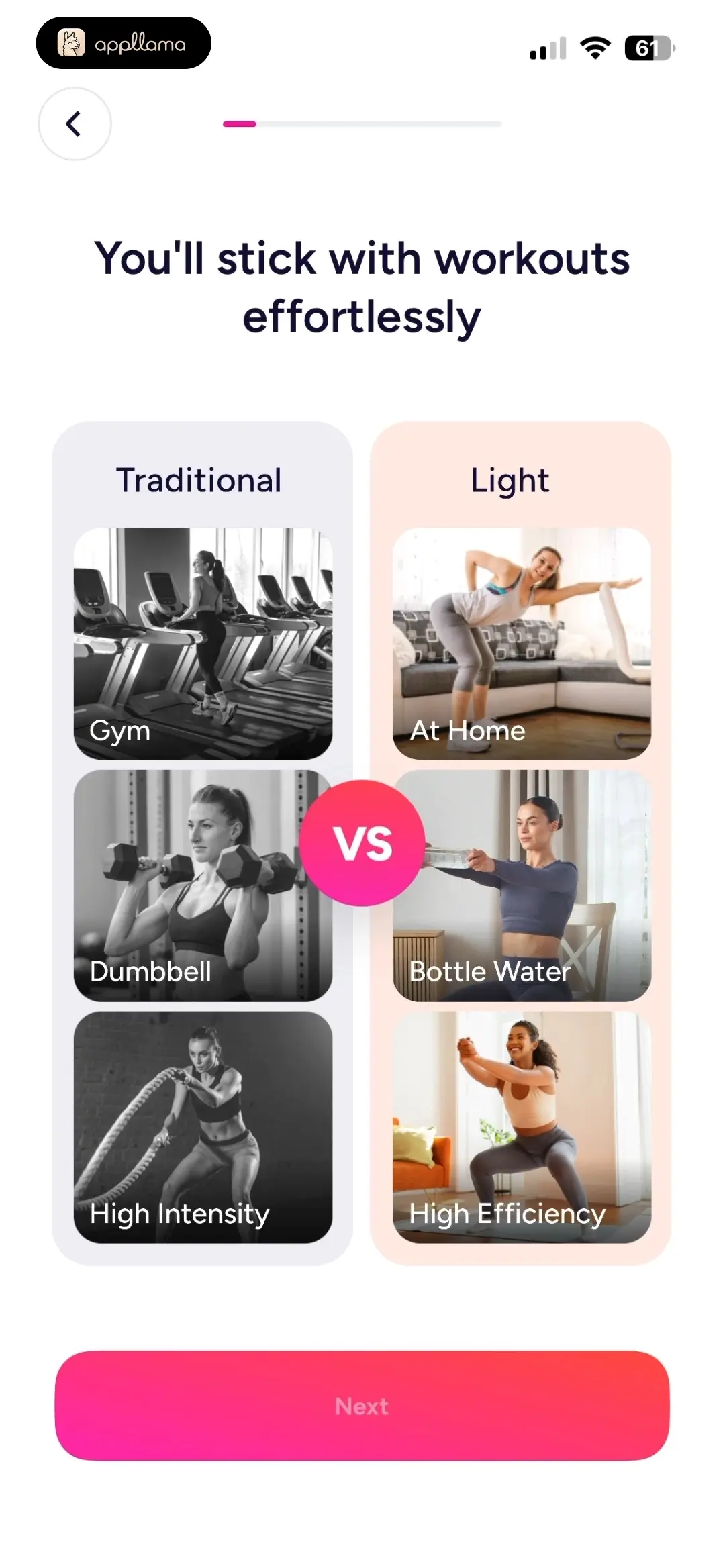 Workout Comparison