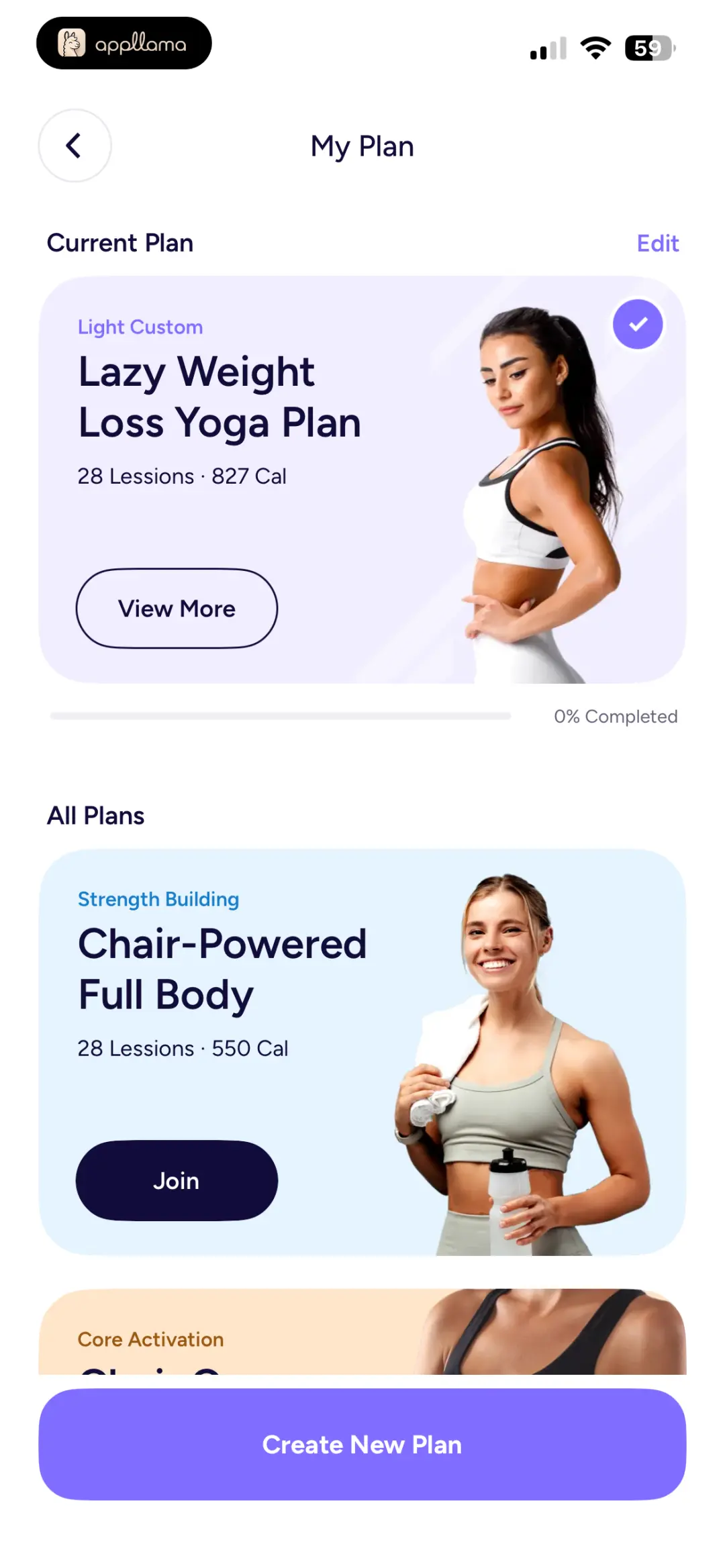 My Plan Library