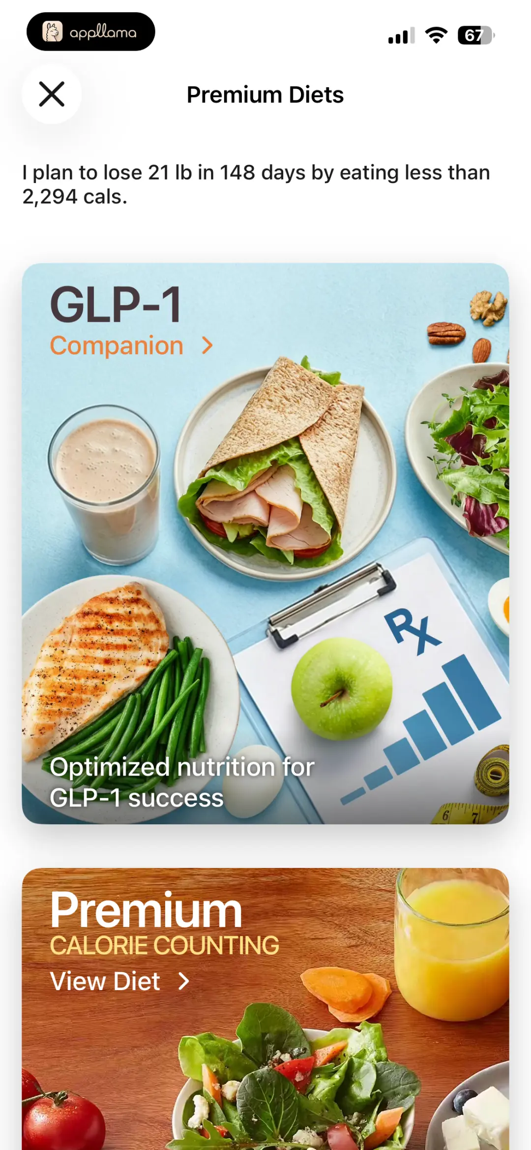 Diet Plan Library