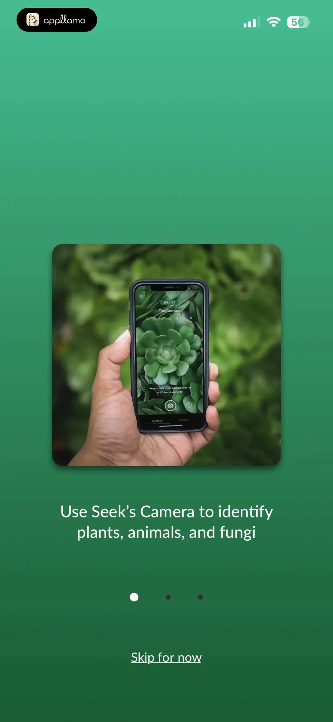 Onboarding Camera Intro