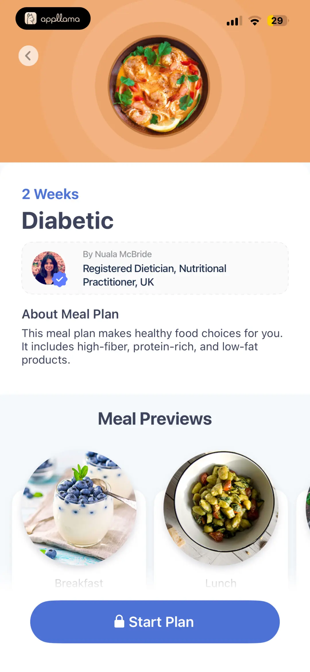Diabetic Plan