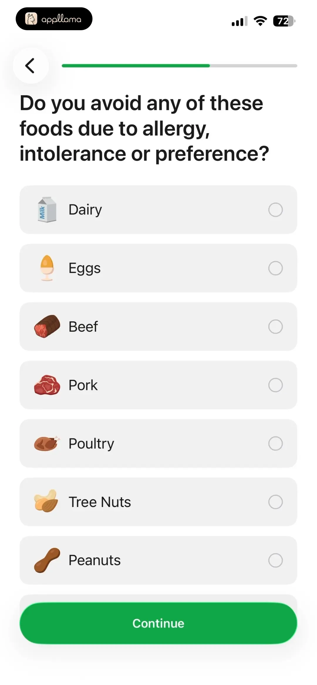 Food Exclusions