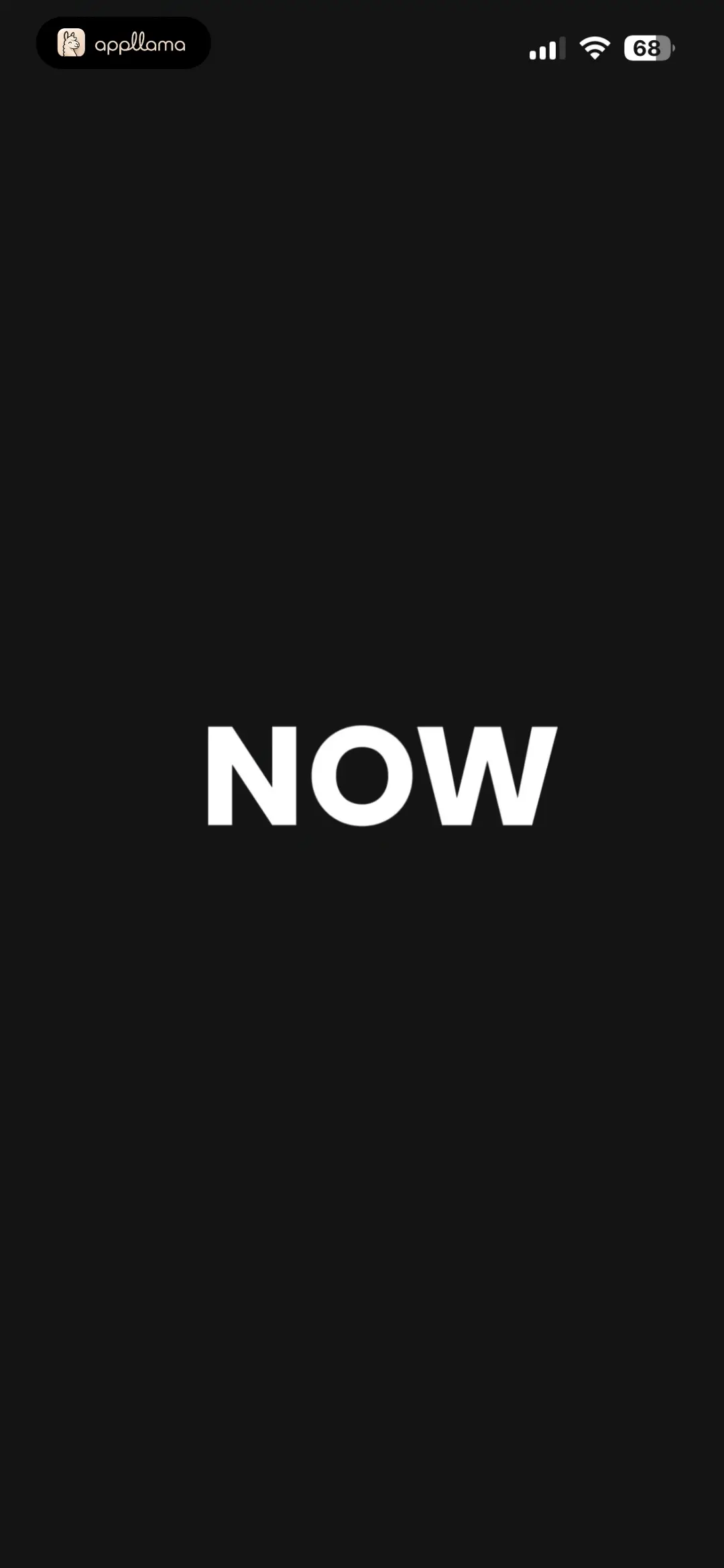 Now Word Transition