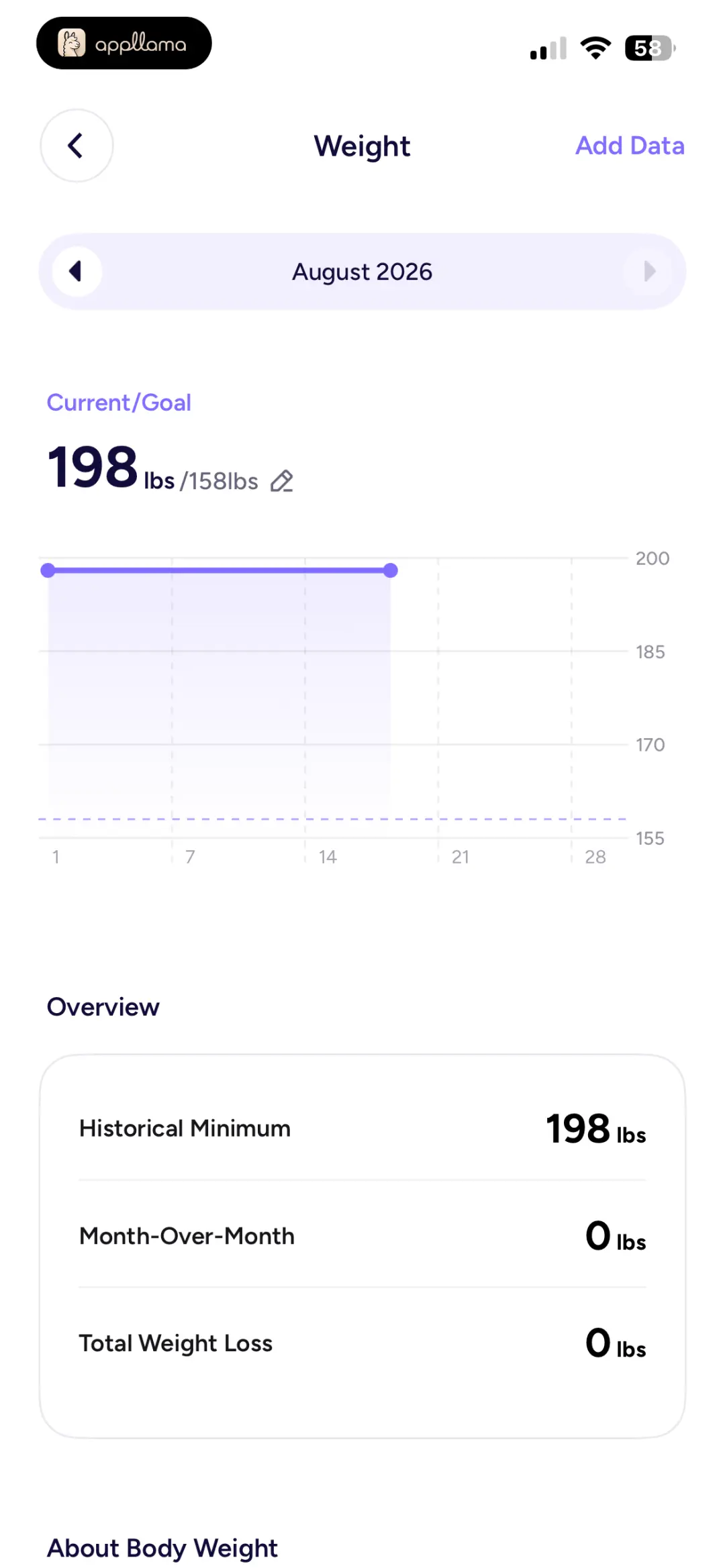 Weight Progress