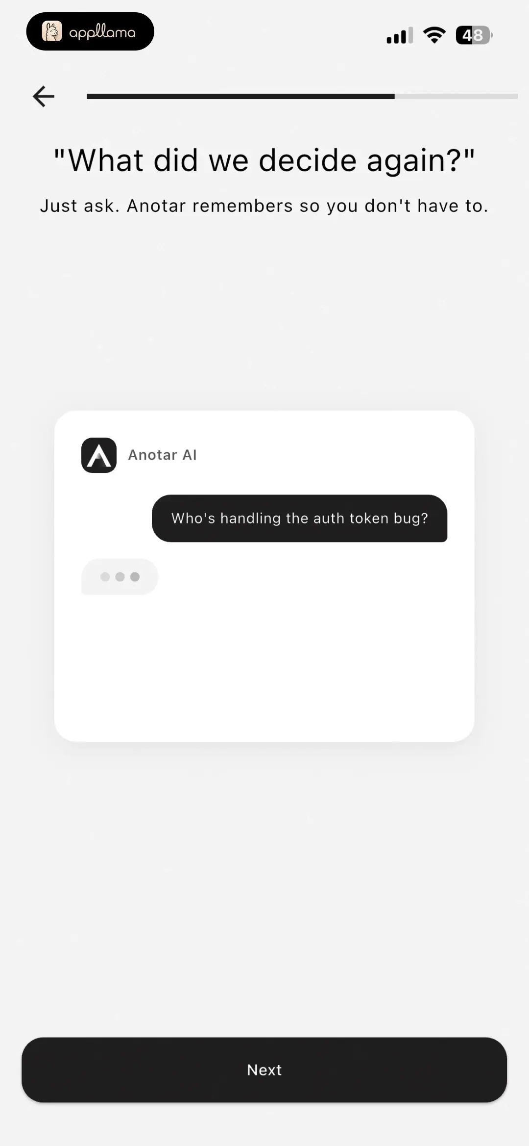 Decision Recall Demo