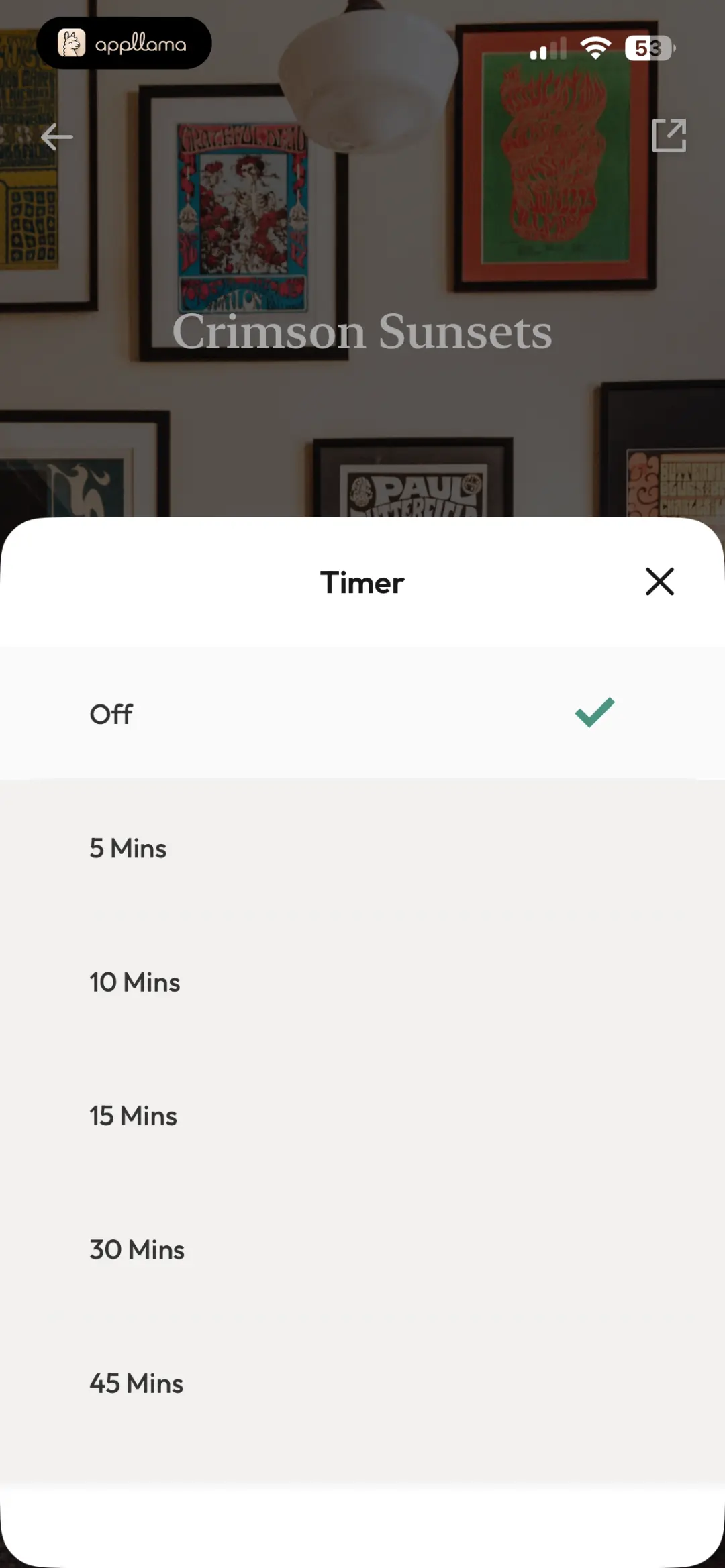 Sleep Timer Sheet
