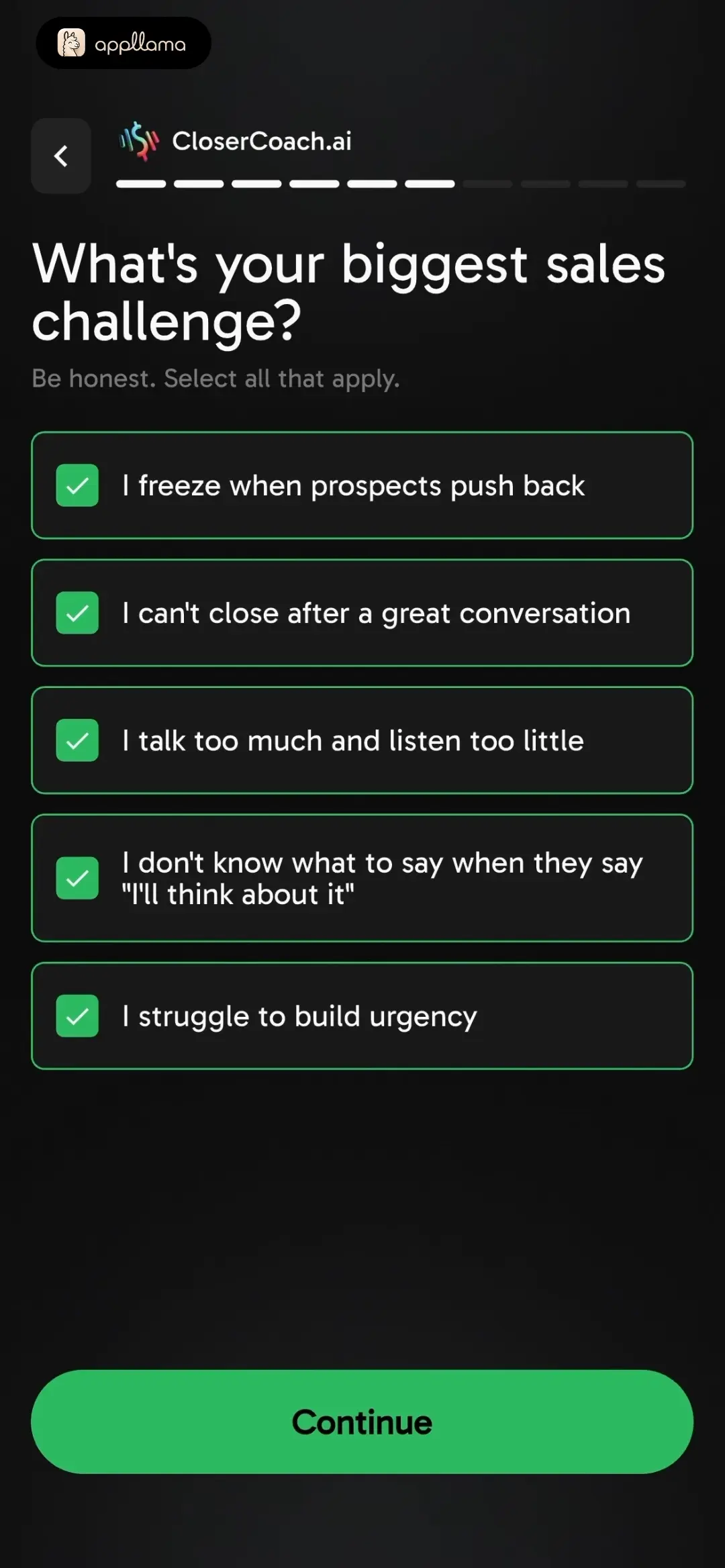 Sales Challenges