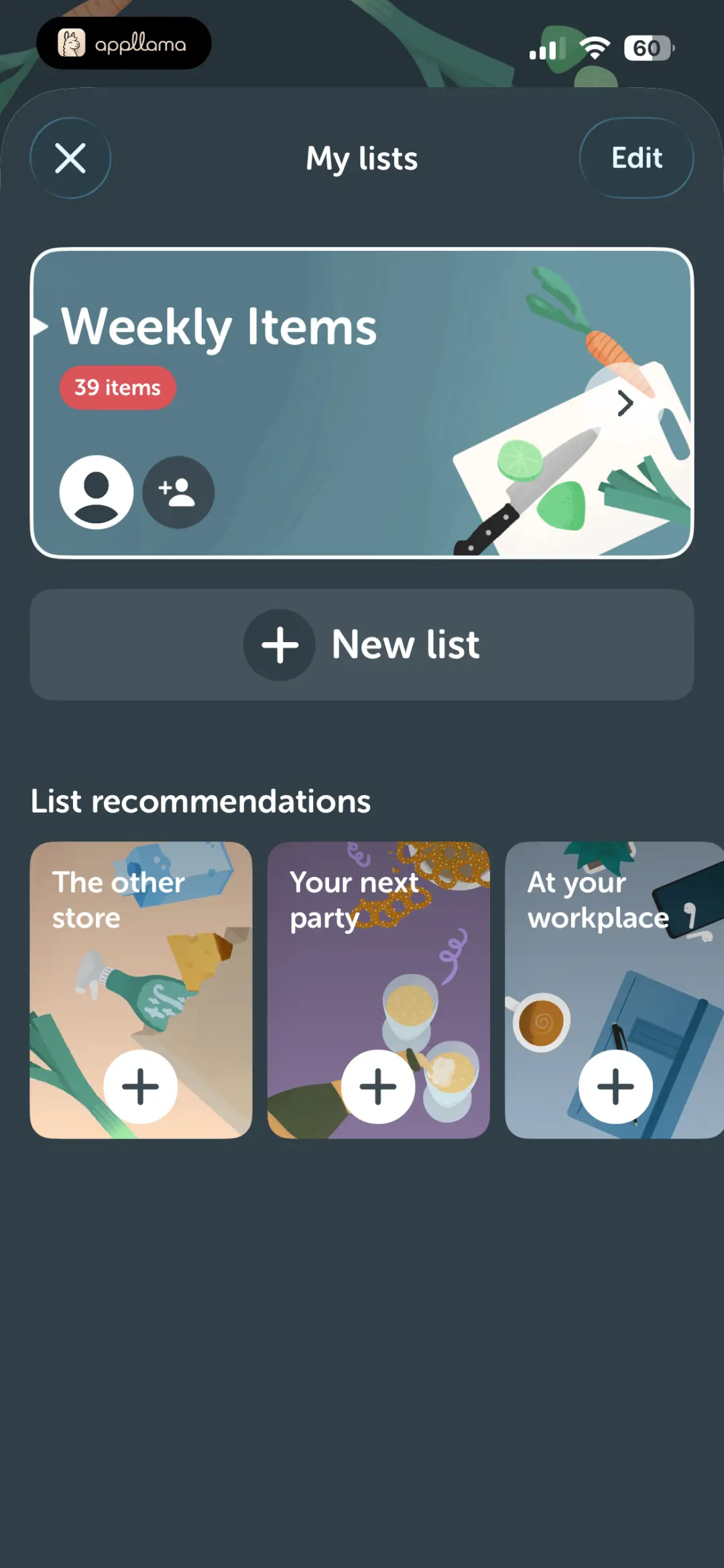 My Lists