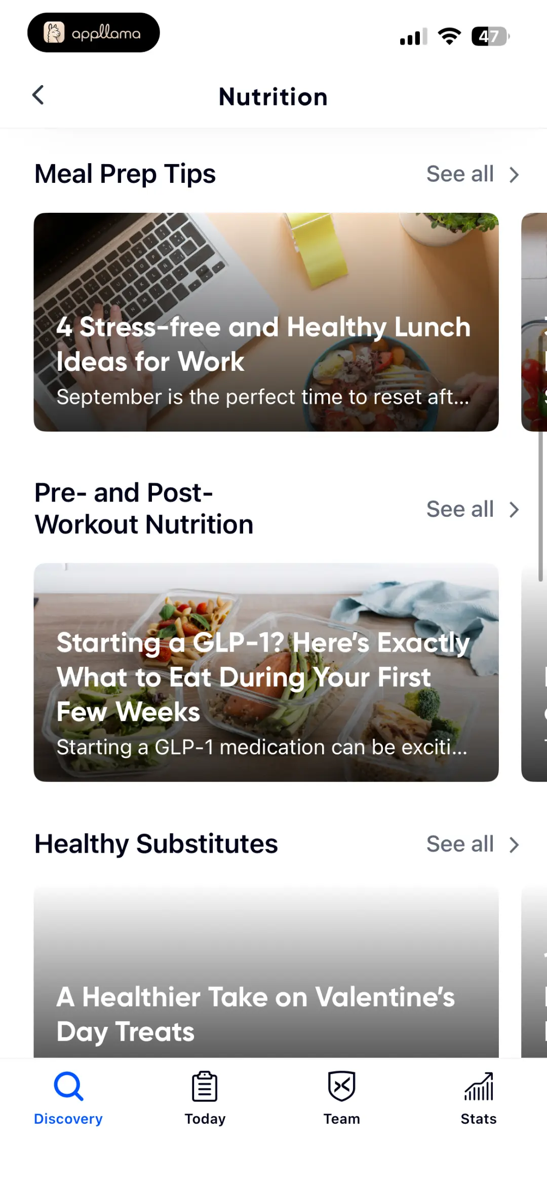 Nutrition Browse