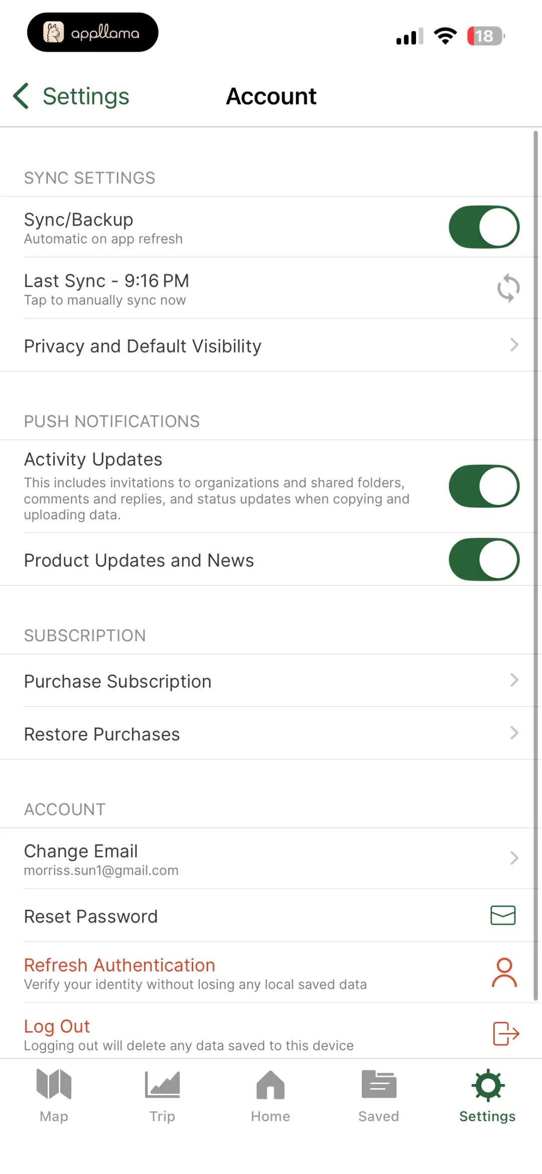 Account Settings