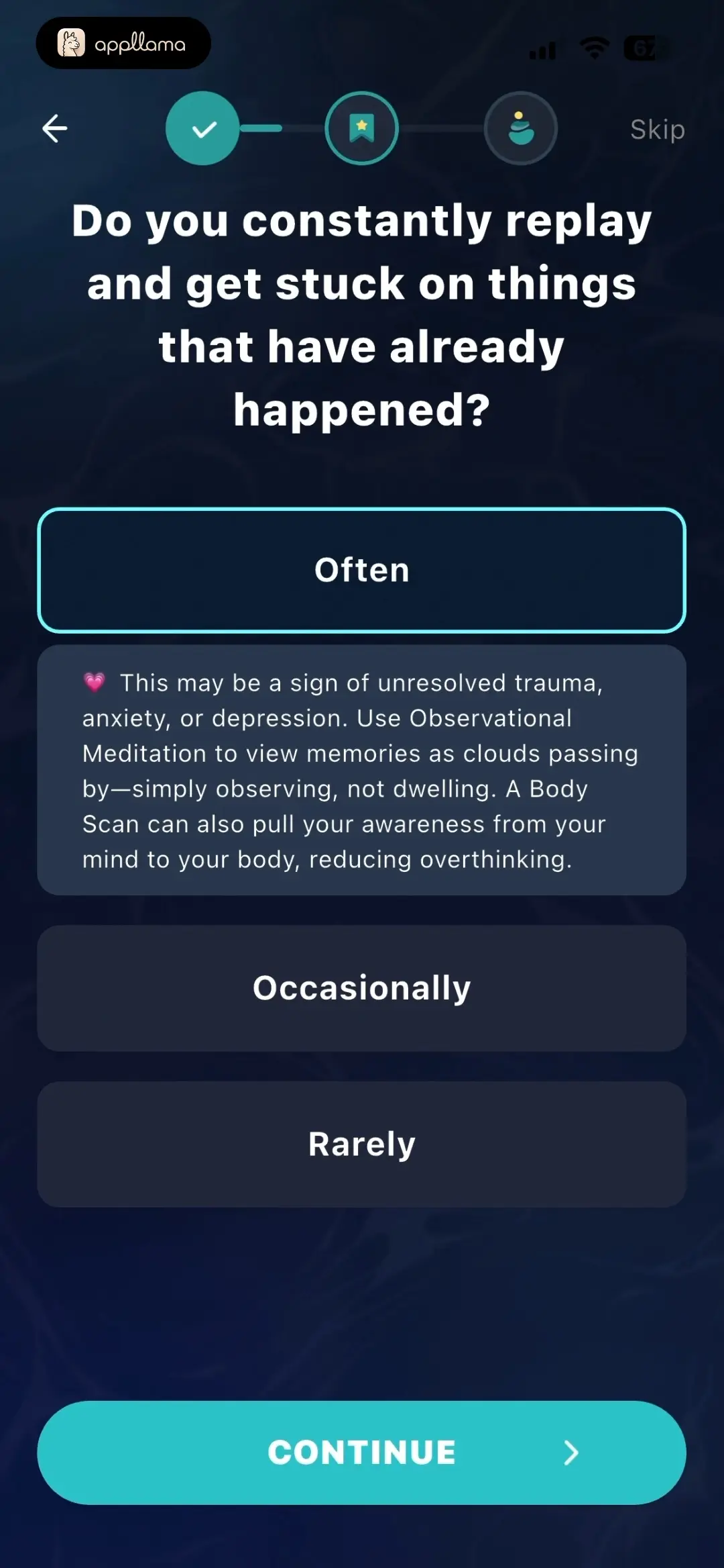 Rumination Question