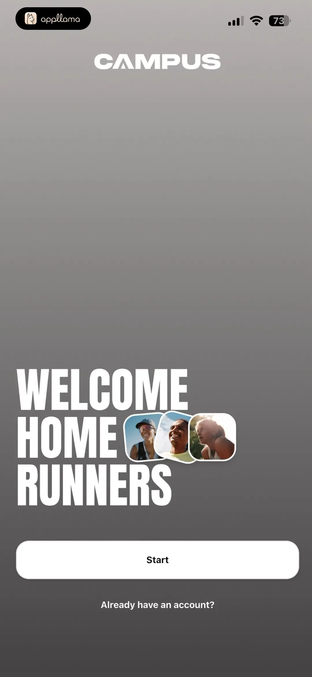 Welcome Screen