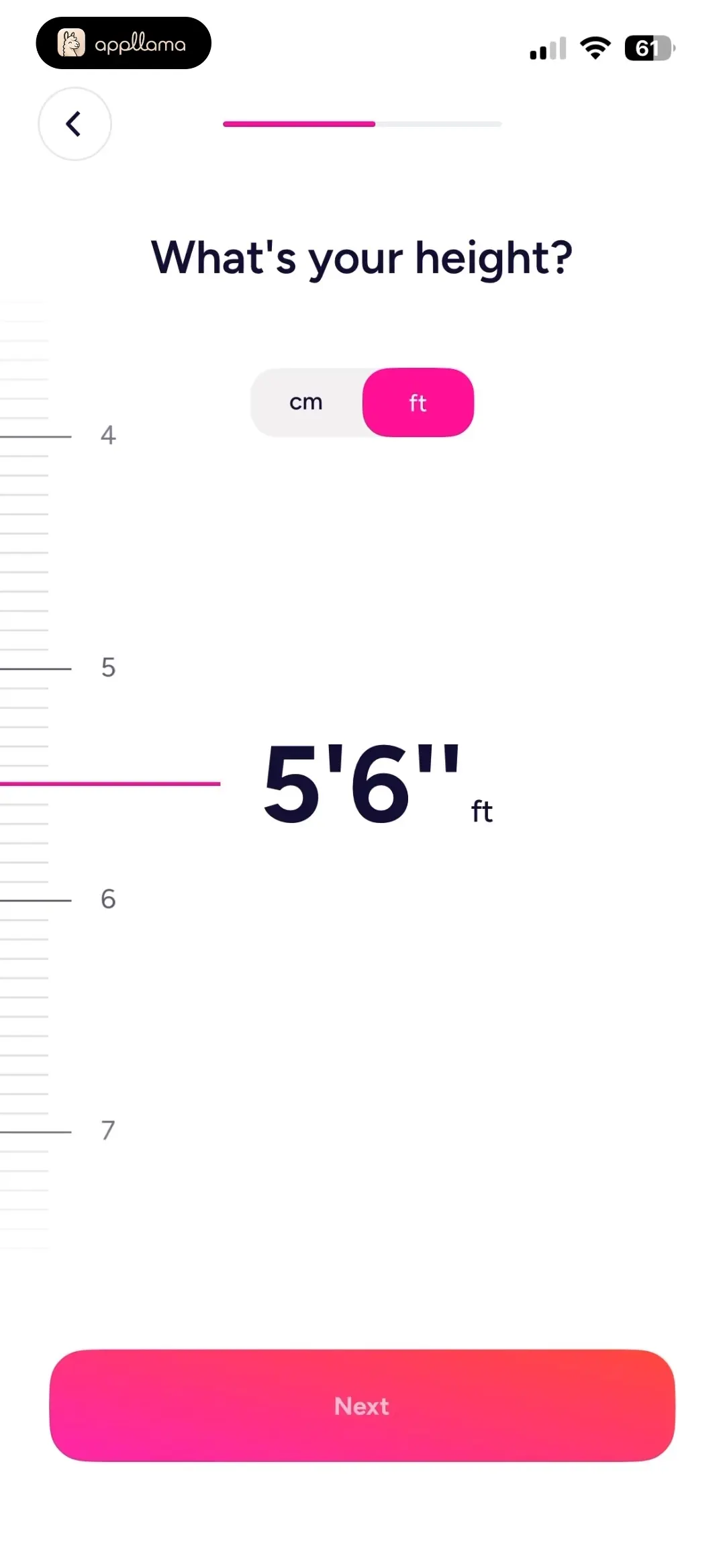 Height Input