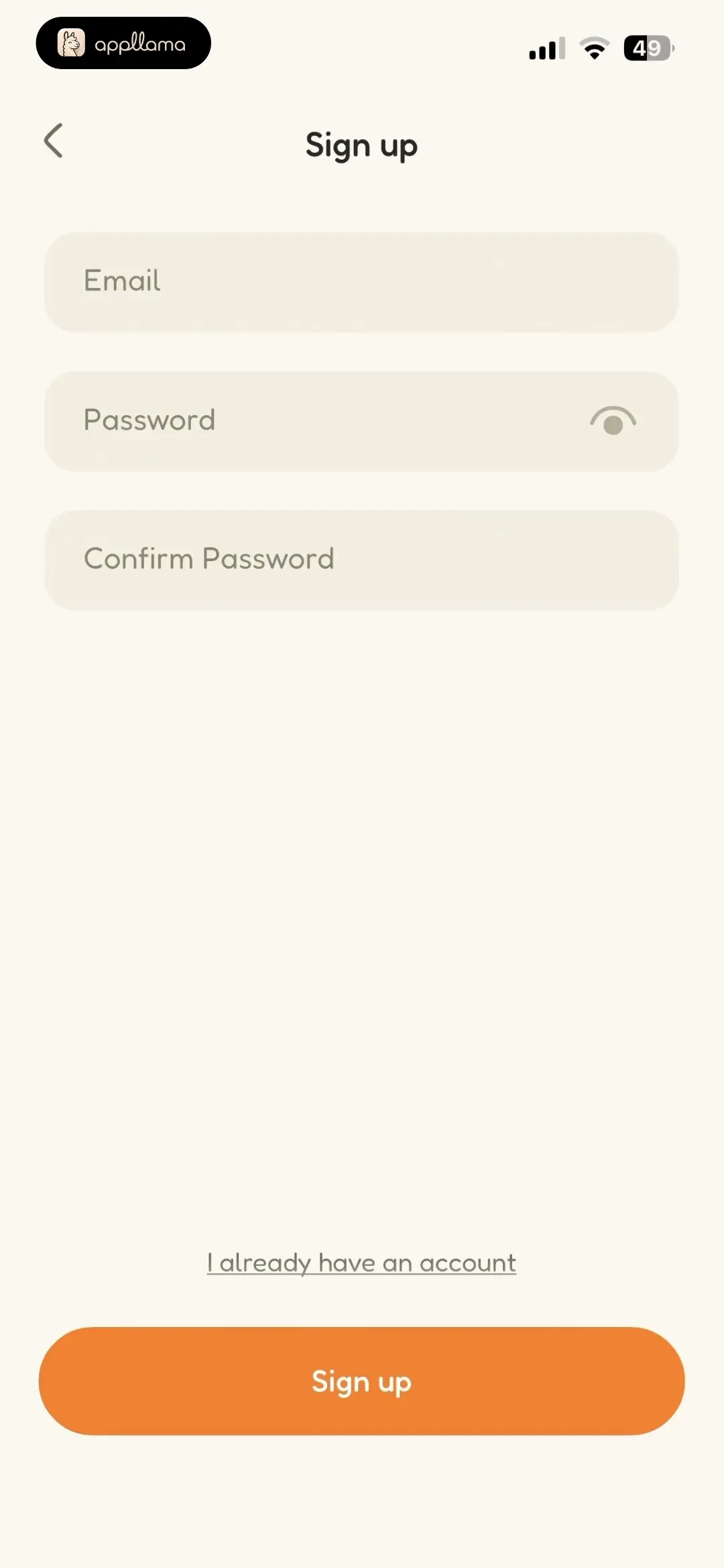 Sign Up Form