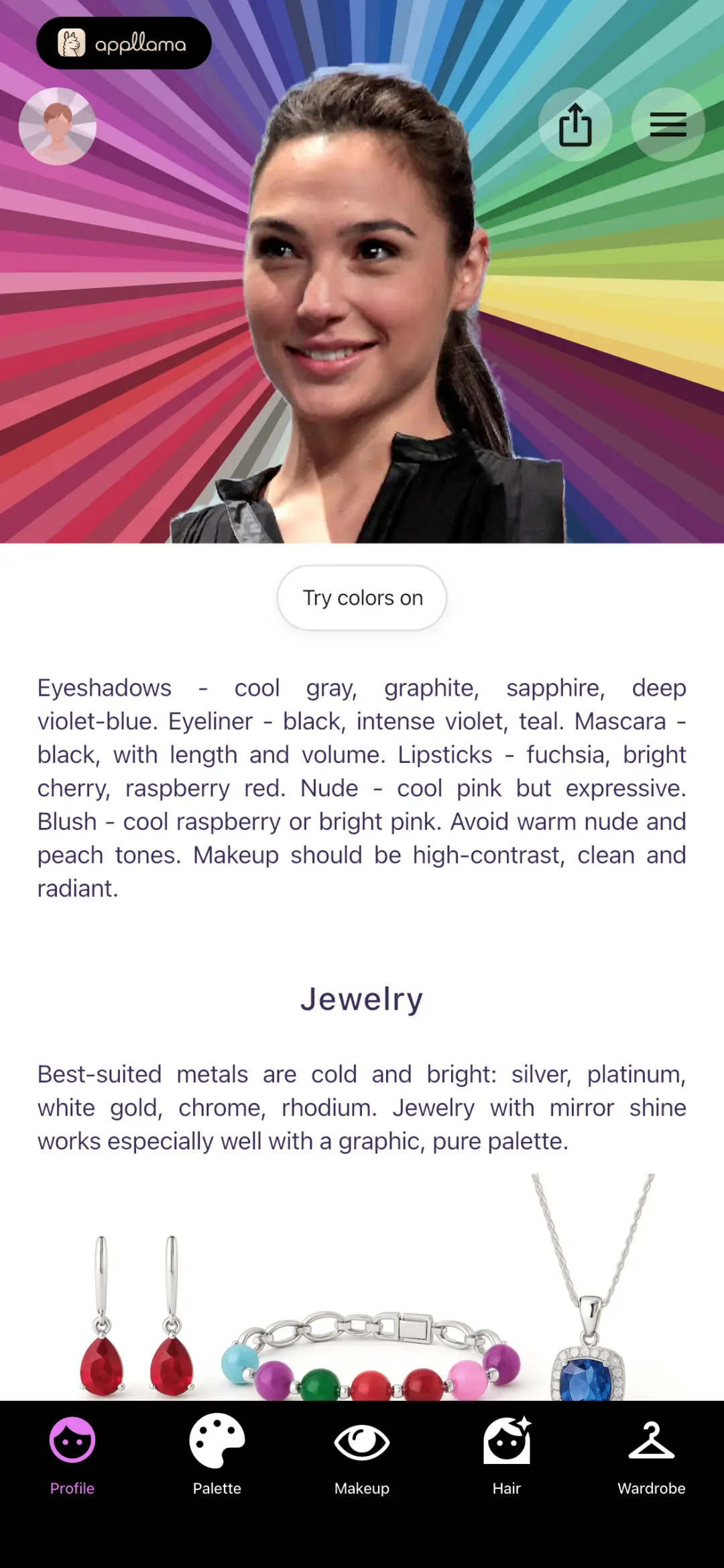 Color Recommendations
