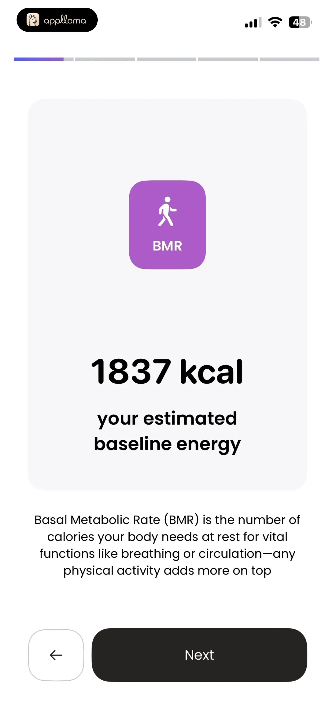 Baseline Energy Result
