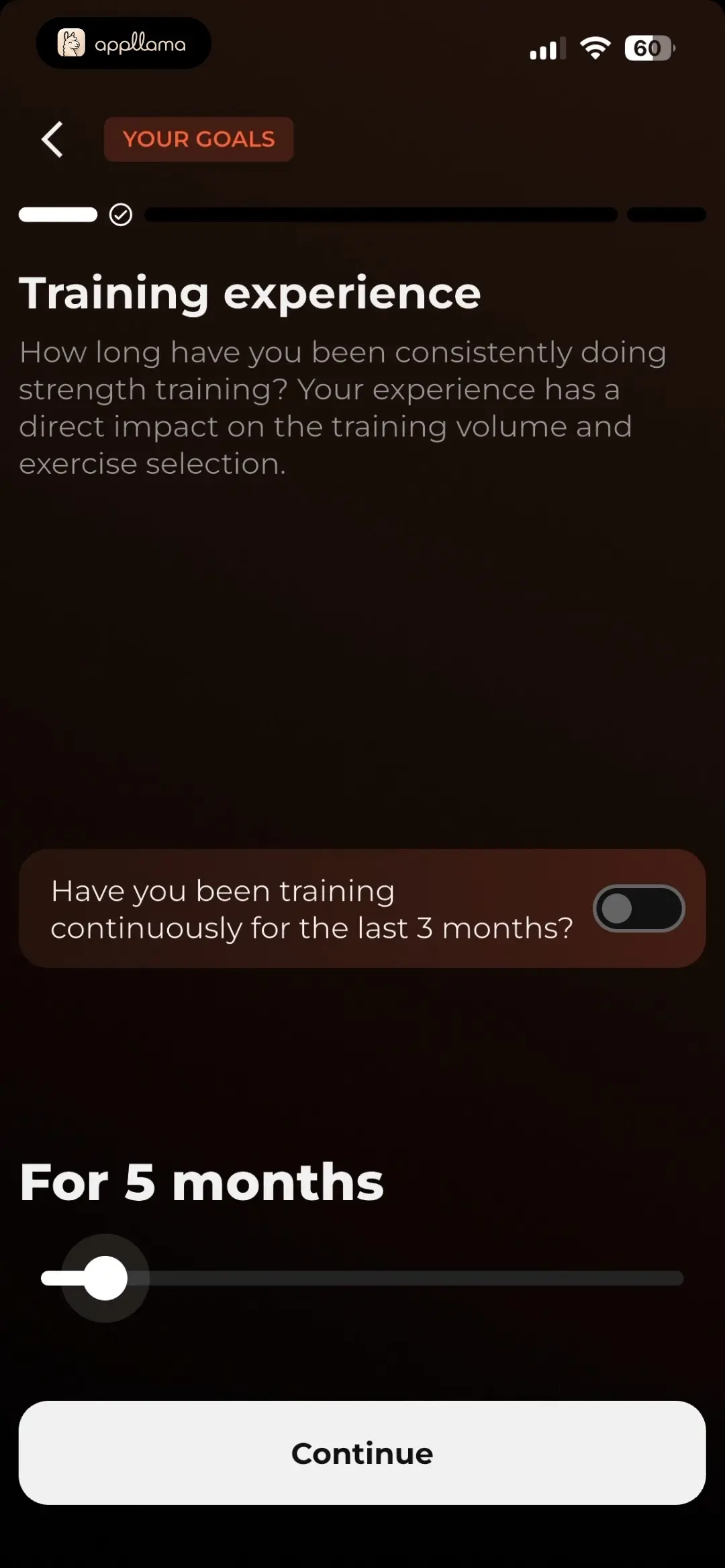 Training Experience