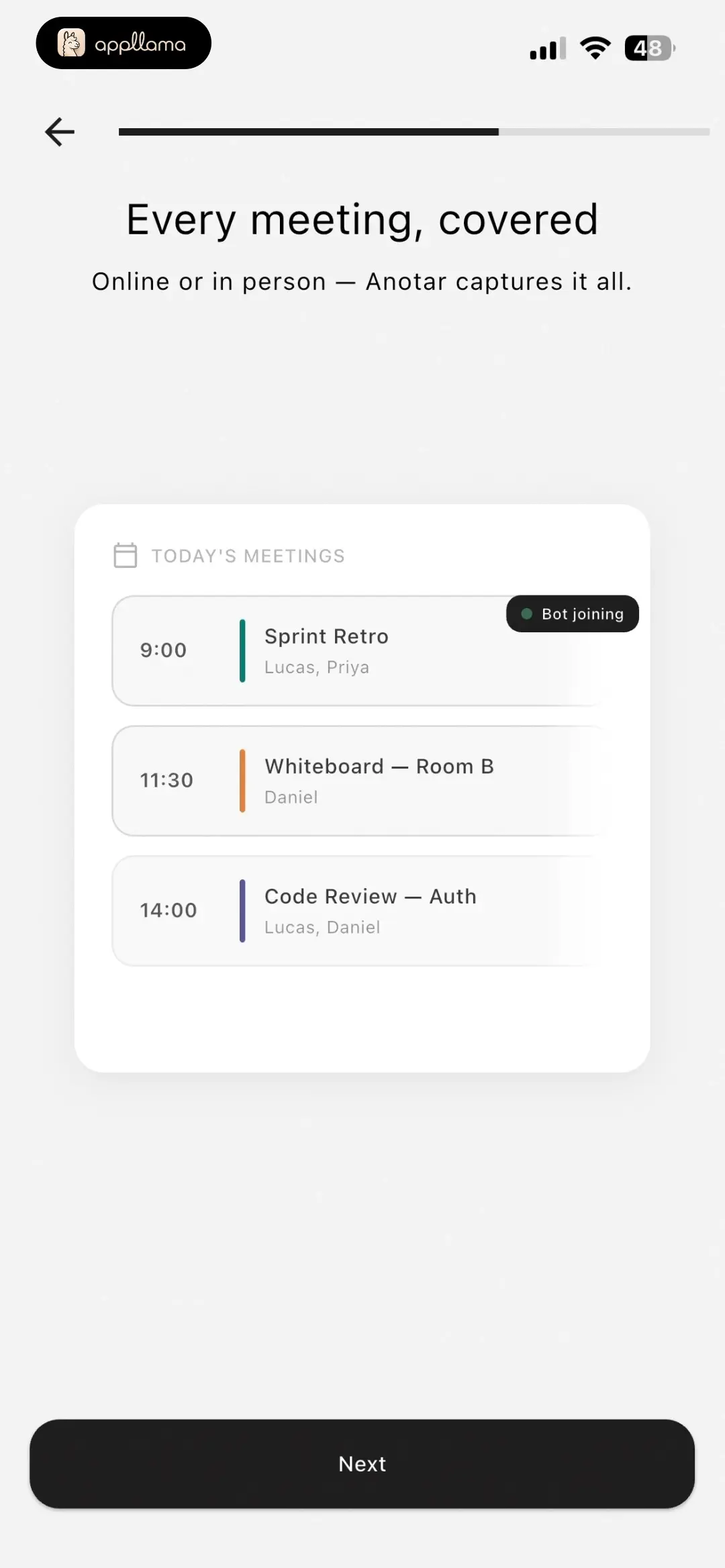 Meeting Coverage Demo